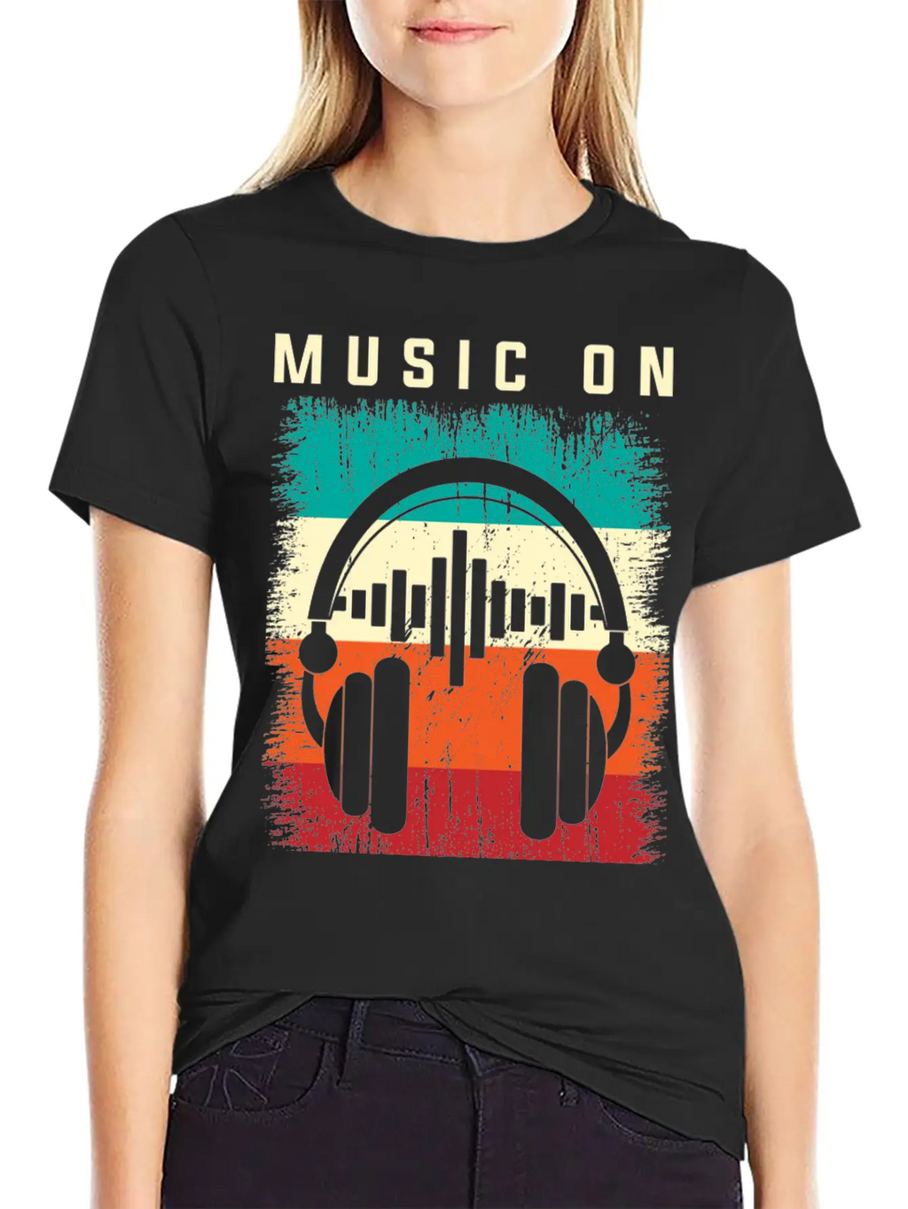 EGOSKiLL 2023 Music On World Off Unisex Casual T-Shirt – Clean Design For Daily Comfort