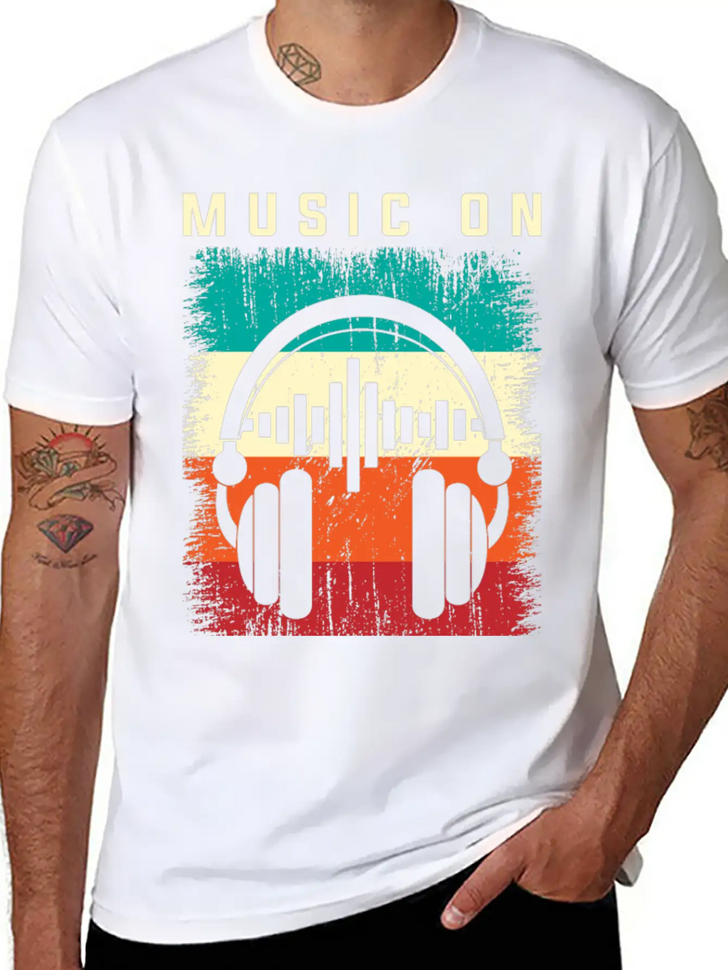 EGOSKiLL 2023 Music On World Off Unisex Casual T-Shirt – Clean Design For Daily Comfort