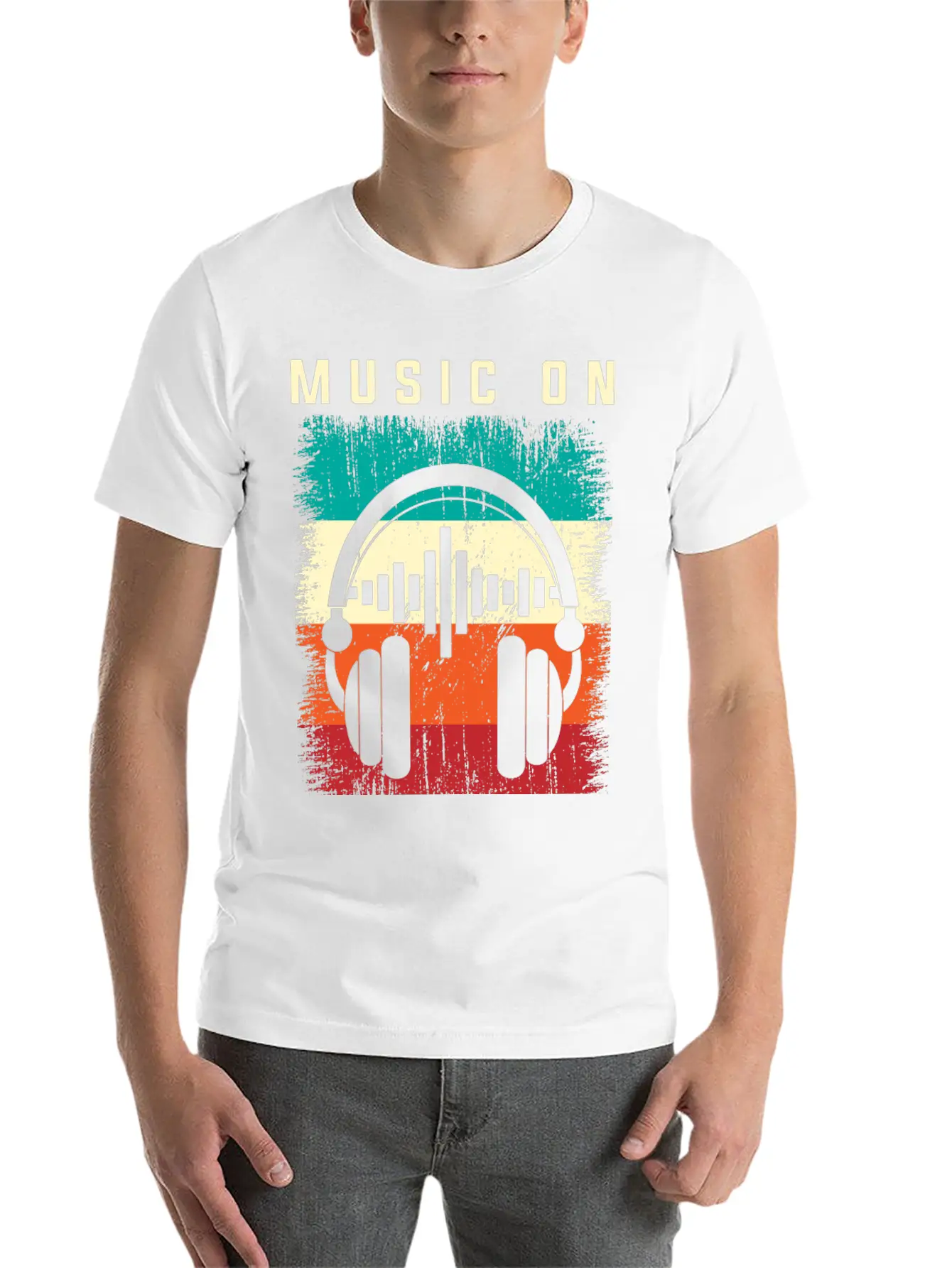 EGOSKiLL 2023 Music On World Off Unisex Casual T-Shirt – Clean Design For Daily Comfort