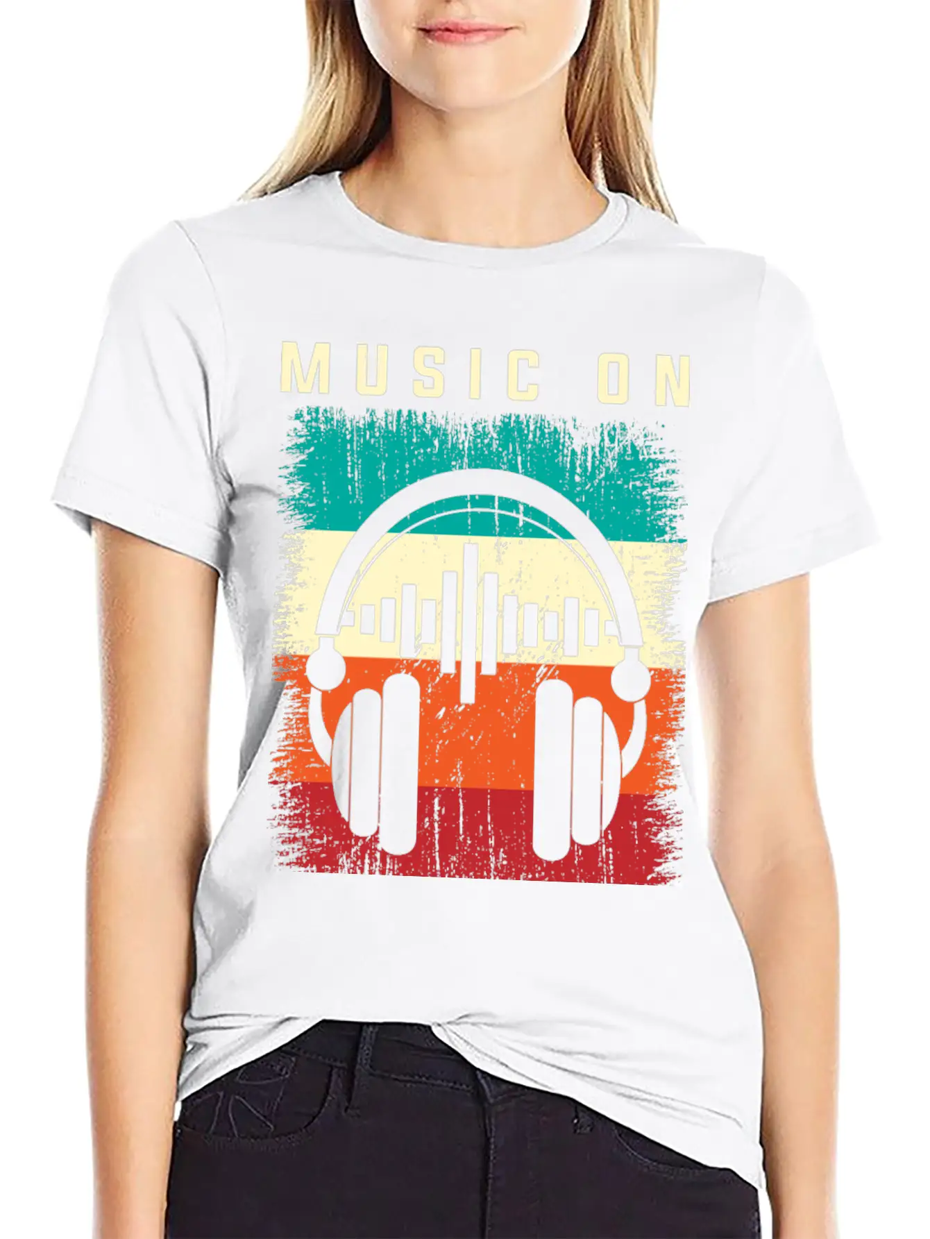 EGOSKiLL 2023 Music On World Off Unisex Casual T-Shirt – Clean Design For Daily Comfort