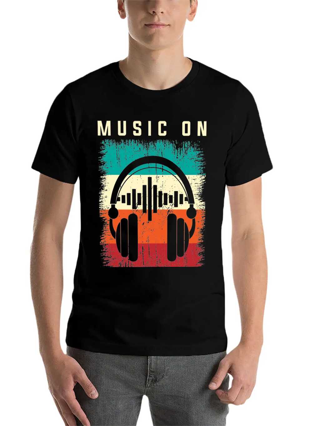 EGOSKiLL 2023 Music On World Off Unisex Casual T-Shirt – Clean Design For Daily Comfort
