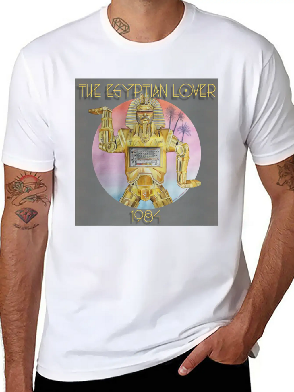 Egyptian Lover 1984 Album Cover Unisex Casual T-Shirt – Clean Design For Daily Comfort