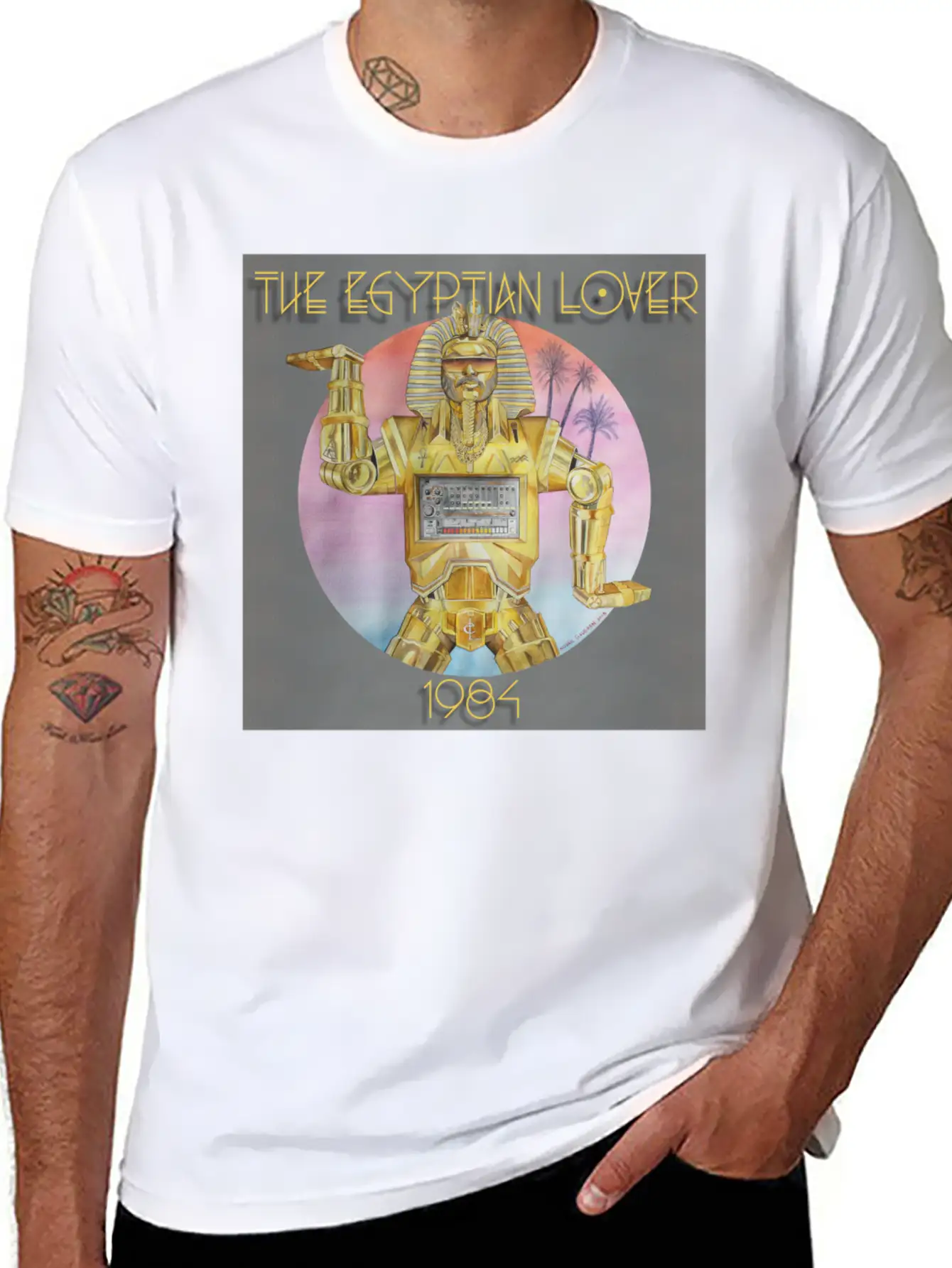 Egyptian Lover 1984 Album Cover Unisex Casual T-Shirt – Clean Design For Daily Comfort