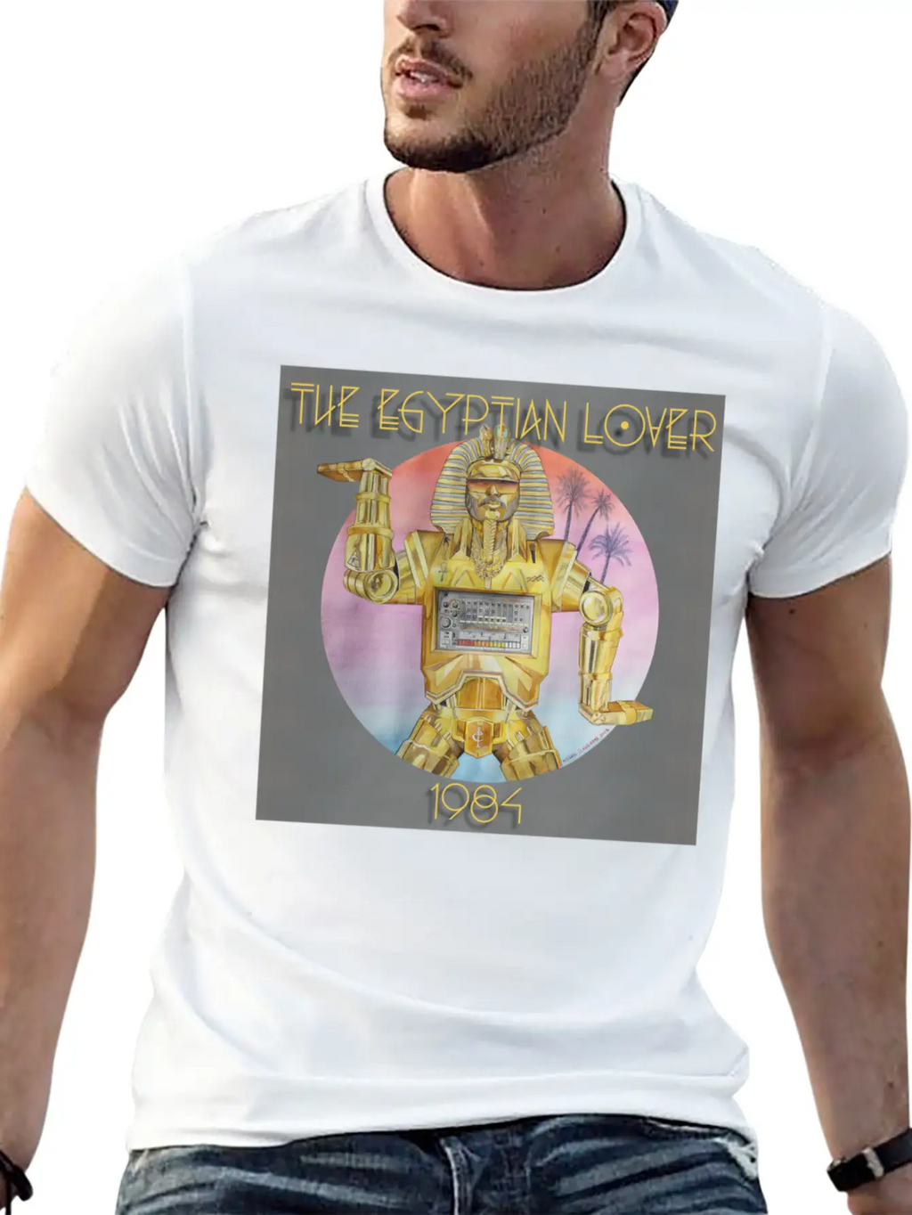 Egyptian Lover 1984 Album Cover Unisex Casual T-Shirt – Clean Design For Daily Comfort