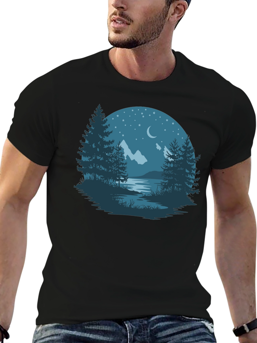 Nightscape Graphic T-Shirt