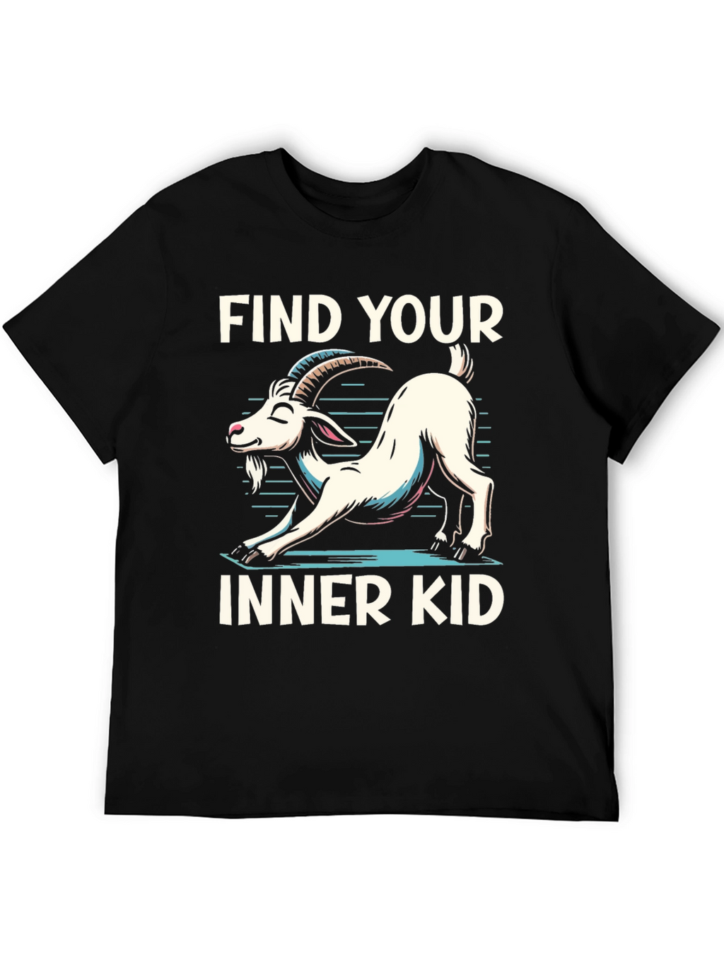 Find Your Inner Kid Goat Yoga T-Shirt