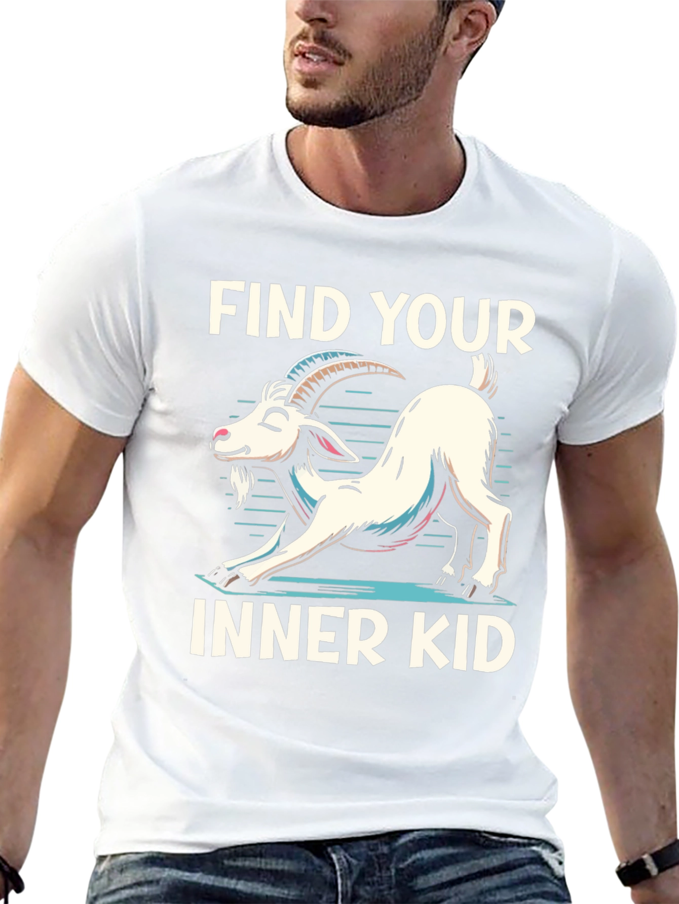 Find Your Inner Kid Goat Yoga T-Shirt