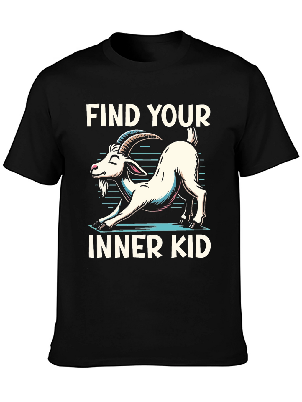 Find Your Inner Kid Goat Yoga T-Shirt