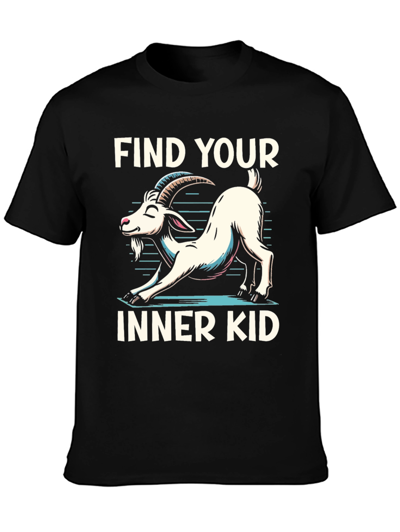 Find Your Inner Kid Goat Yoga T-Shirt