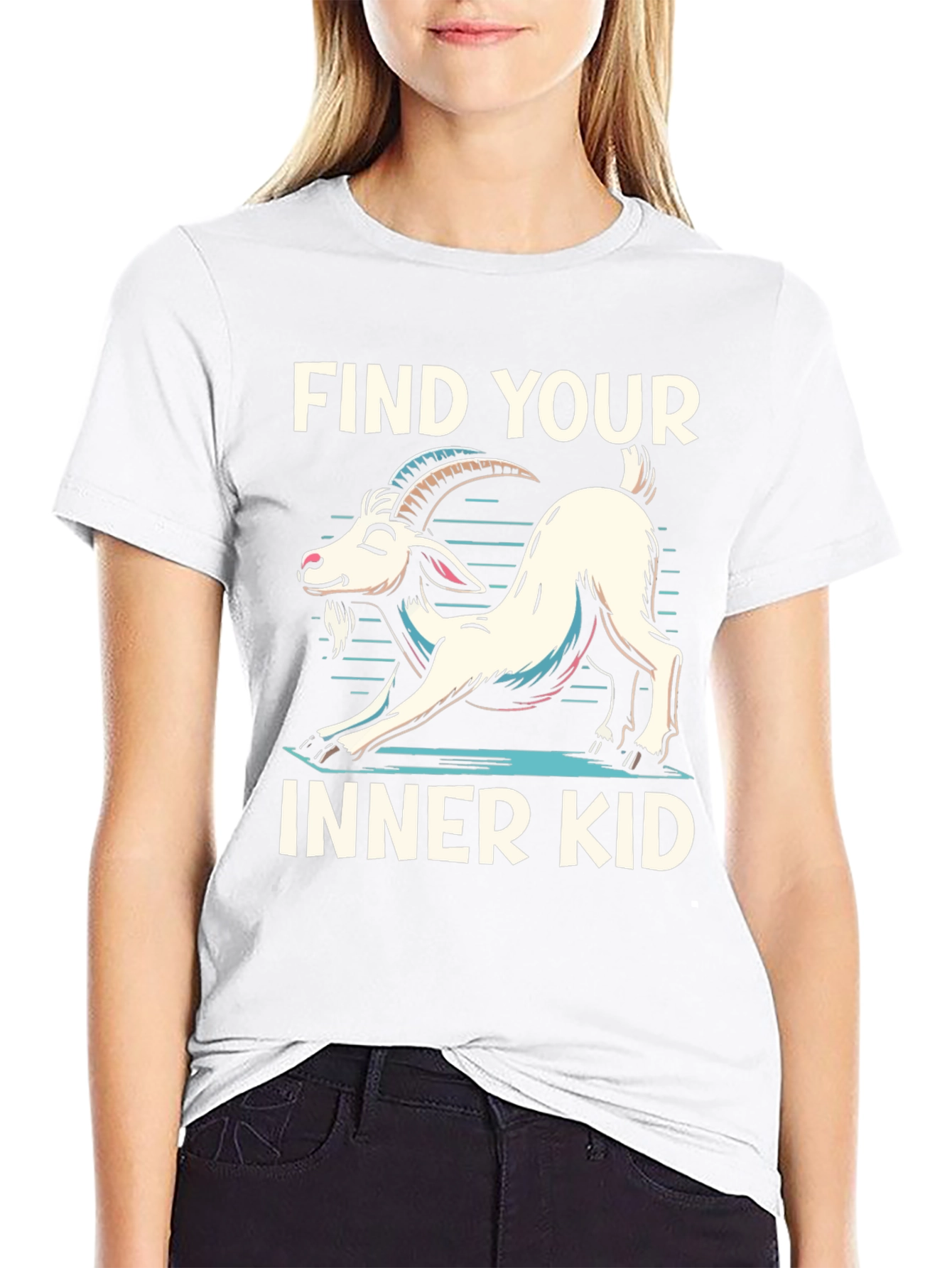 Find Your Inner Kid Goat Yoga T-Shirt