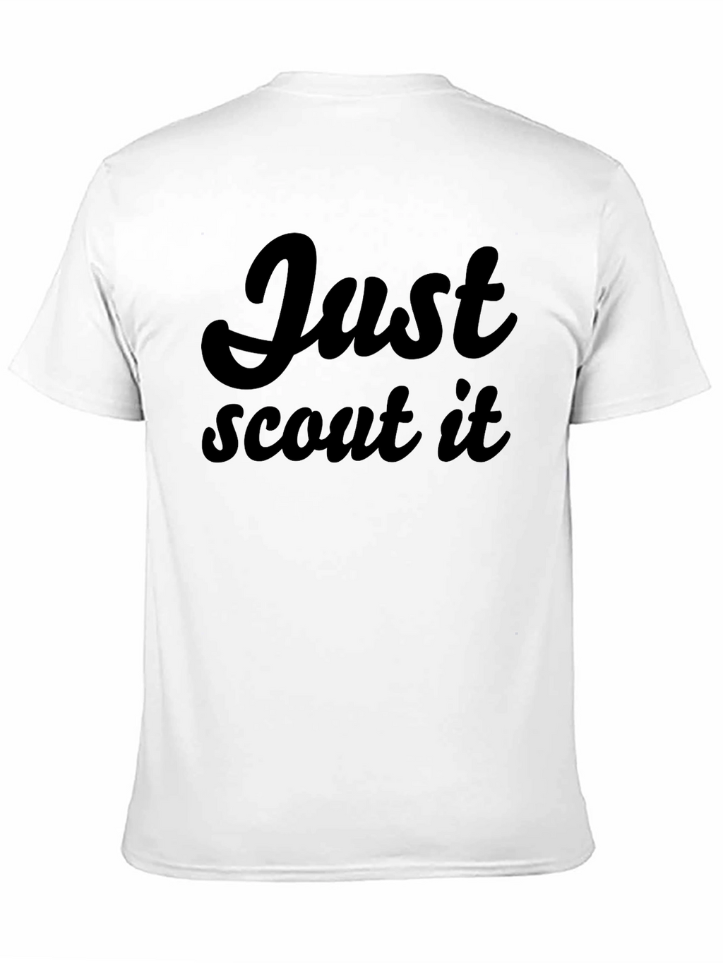 Just Scout It - Black Graphic Tee