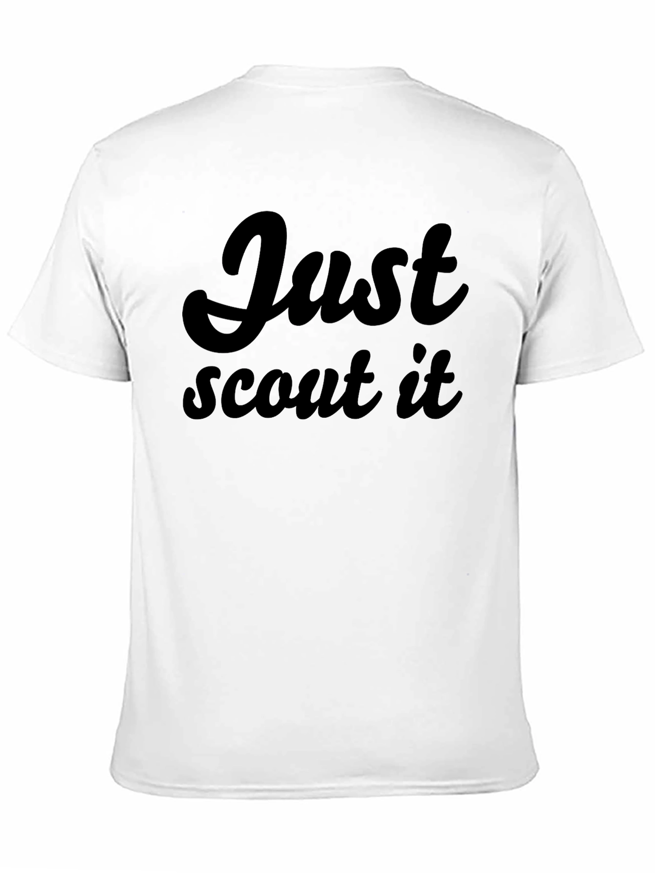 Just Scout It - Black Graphic Tee