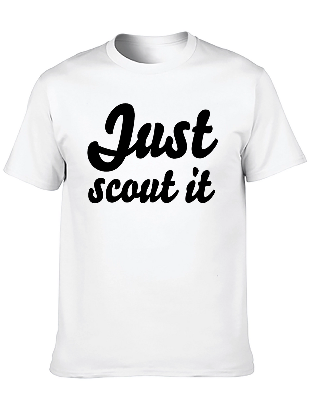Just Scout It - Black Graphic Tee