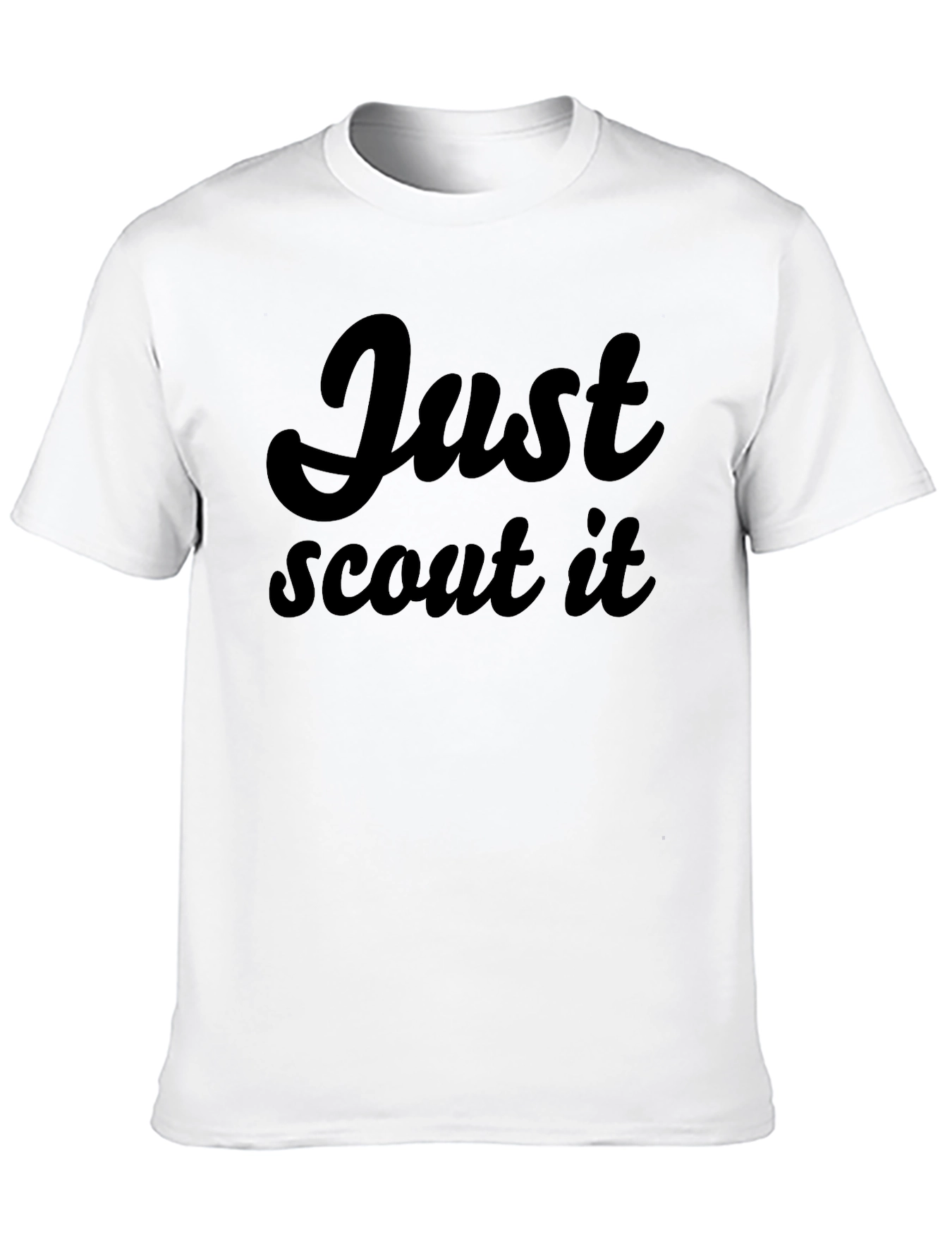 Just Scout It - Black Graphic Tee