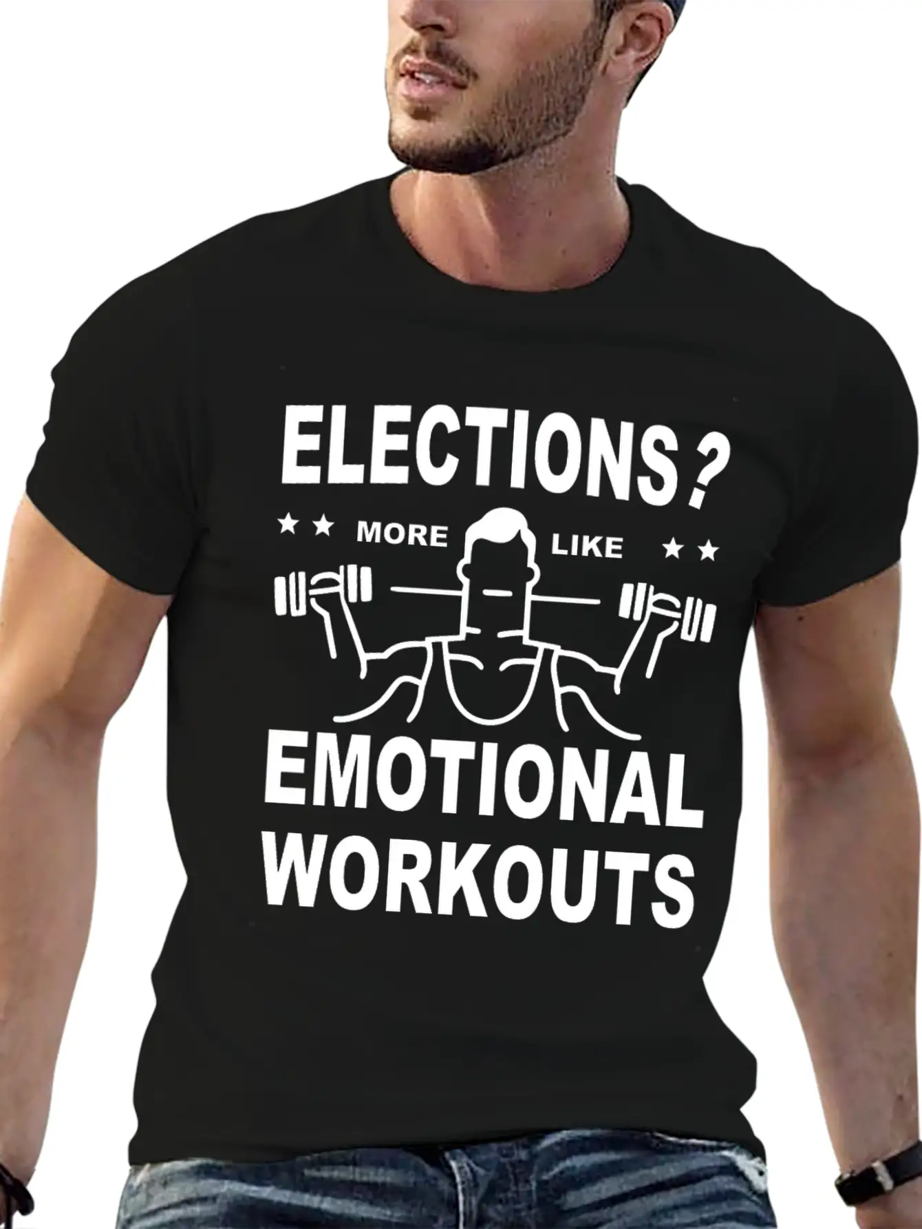 Elections More Like Emotional Workouts Unisex Casual T-Shirt – Clean Design For Daily Comfort