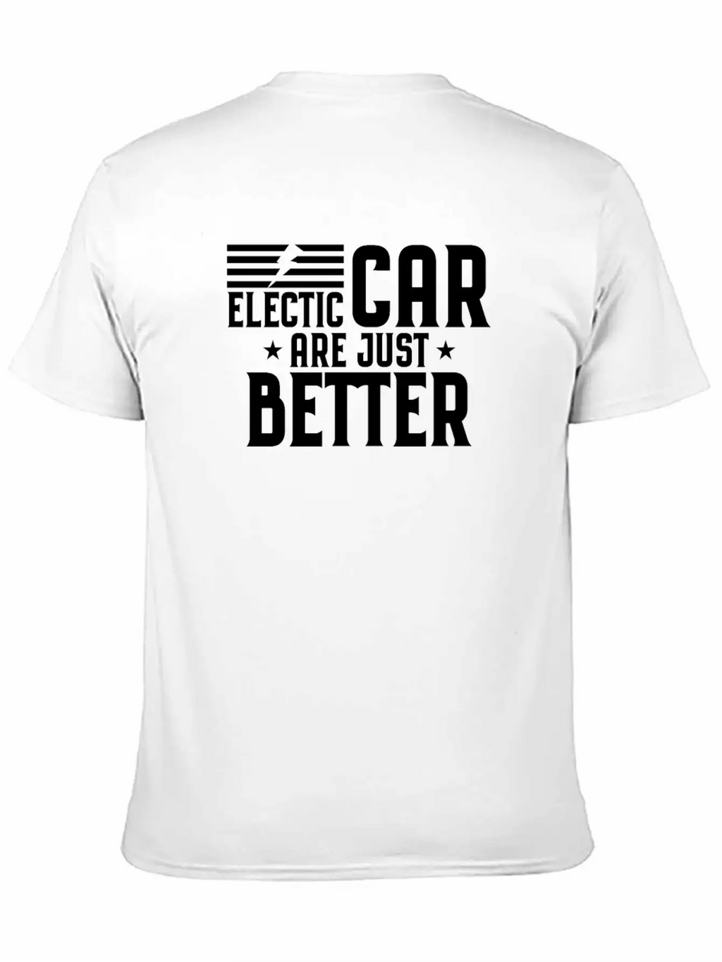 Electric Car Electromobility Electricity Gift Casual Graphic T-Shirt – Simple And Comfortable Daily Wear