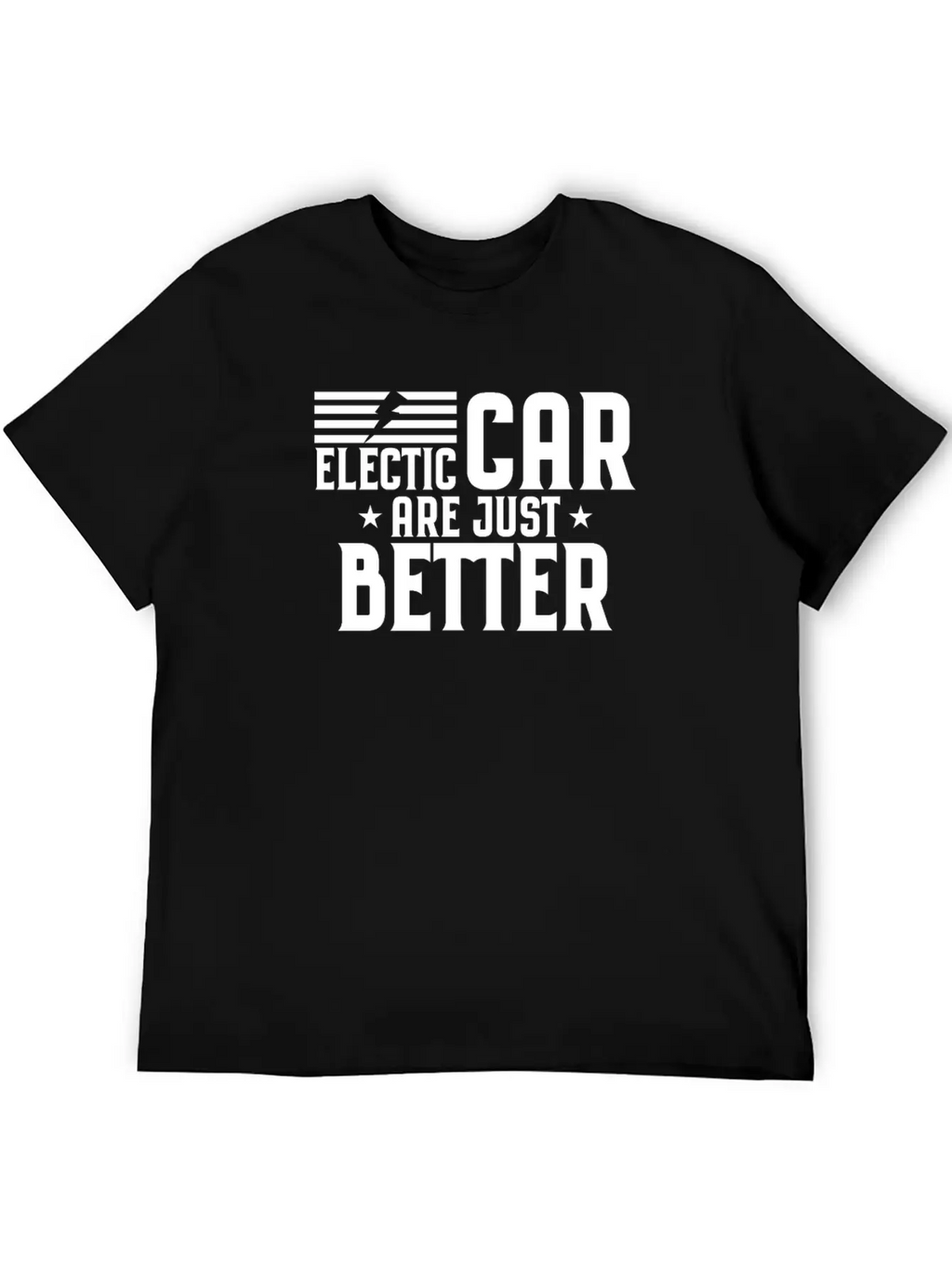 Electric Car Electromobility Electricity Gift Casual Graphic T-Shirt – Simple And Comfortable Daily Wear