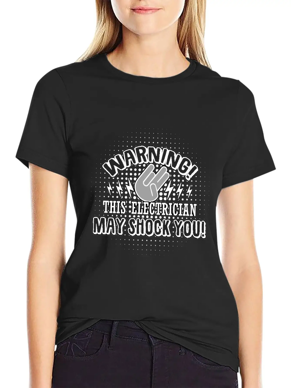 Electrician: This Electrician May Shock You Unisex Casual T-Shirt – Clean Design For Daily Comfort