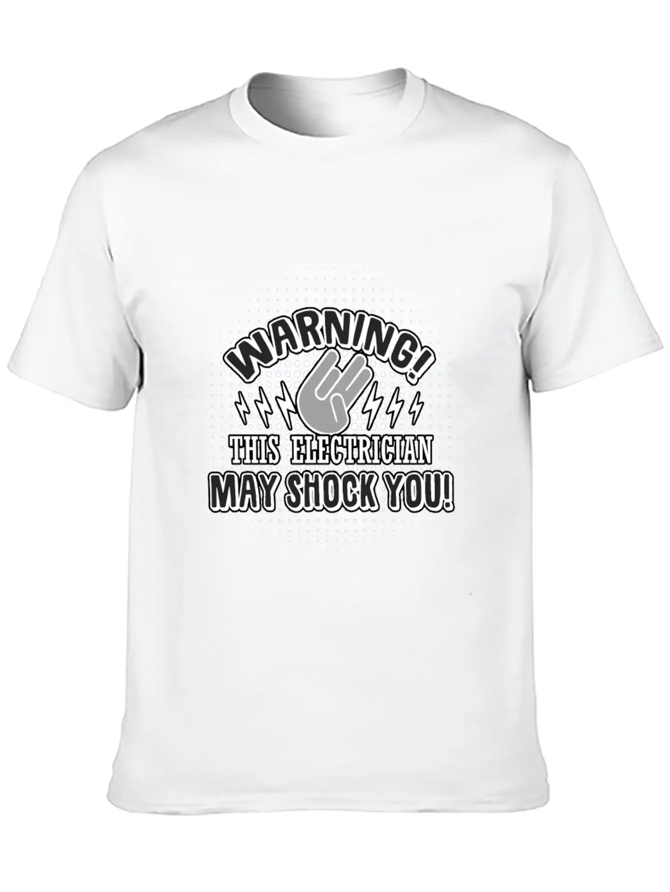 Electrician: This Electrician May Shock You Unisex Casual T-Shirt – Clean Design For Daily Comfort