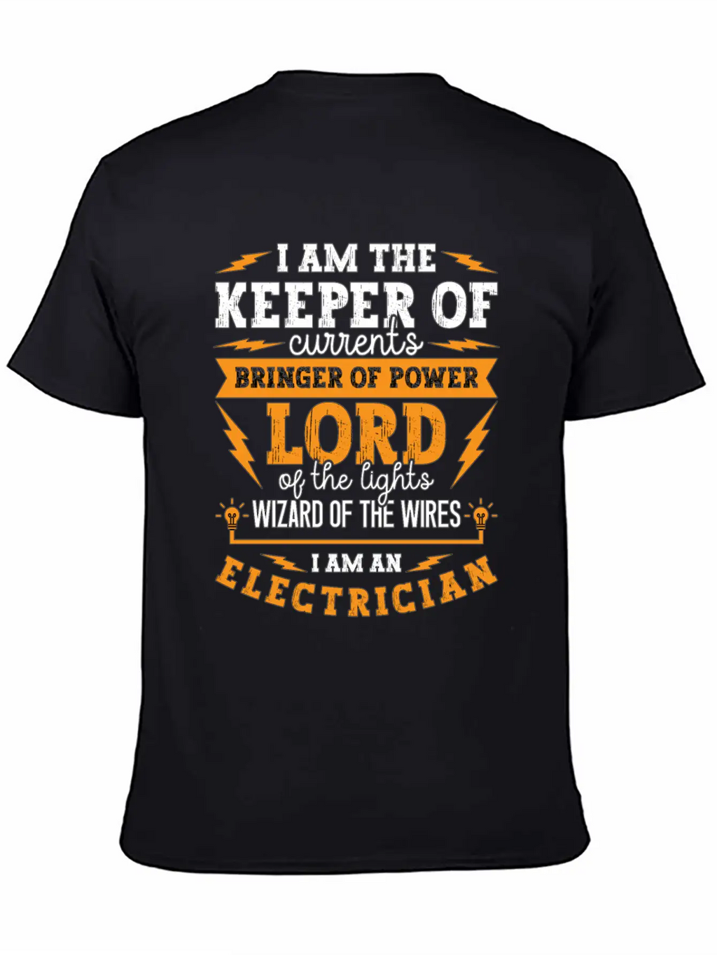 Electronics Repair I Am The Keeper Of Electrical Unisex Short Sleeve Soft Cotton T-Shirt – Casual Everyday Wear