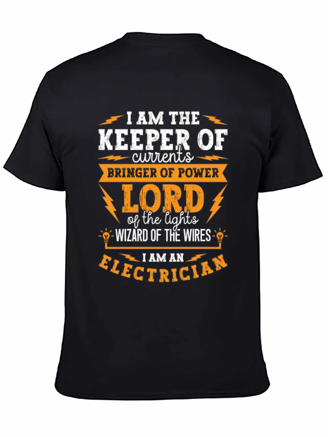 Electronics Repair I Am The Keeper Of Electrical Unisex Short Sleeve Soft Cotton T-Shirt – Casual Everyday Wear