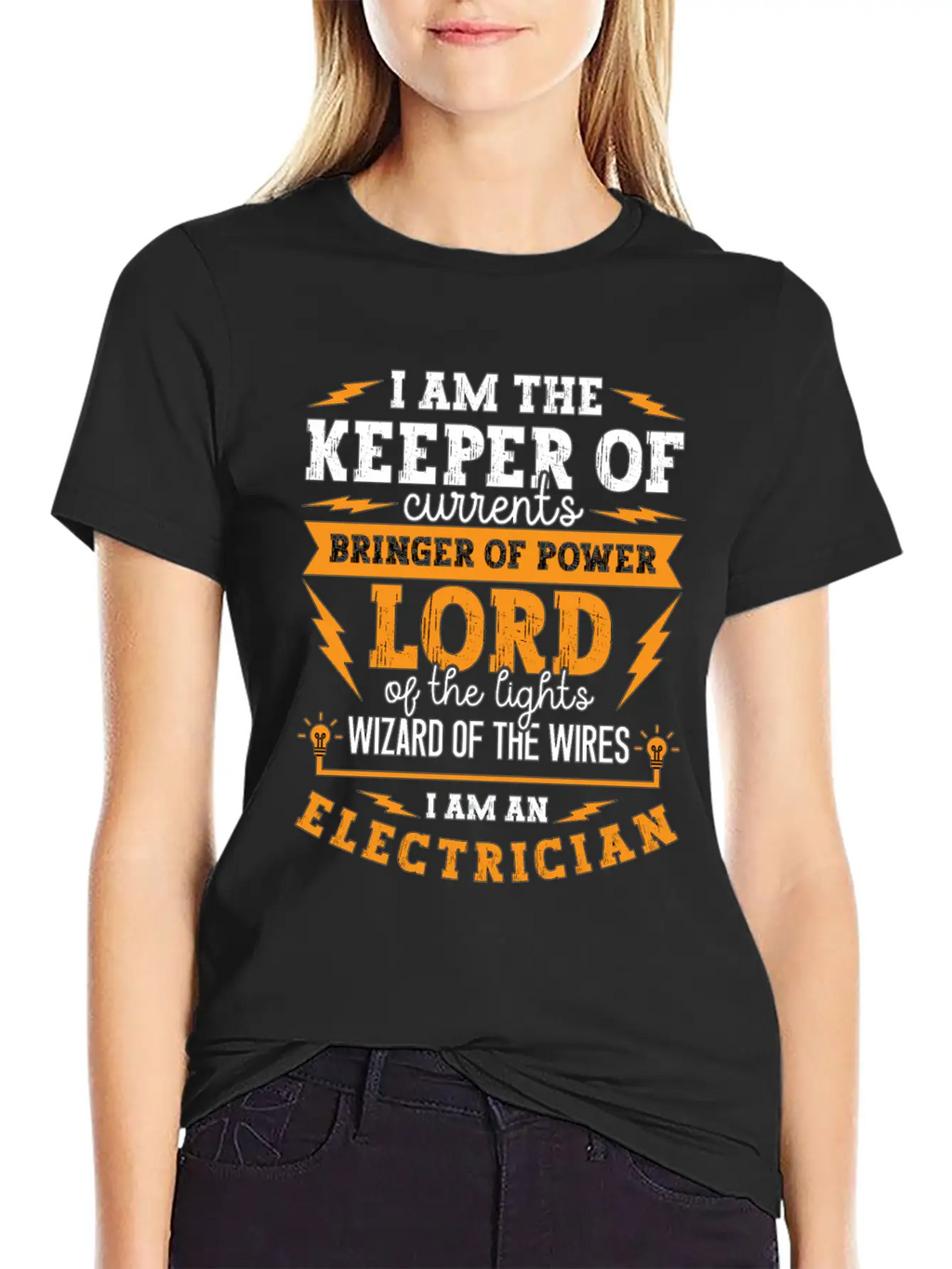 Electronics Repair I Am The Keeper Of Electrical Unisex Short Sleeve Soft Cotton T-Shirt – Casual Everyday Wear