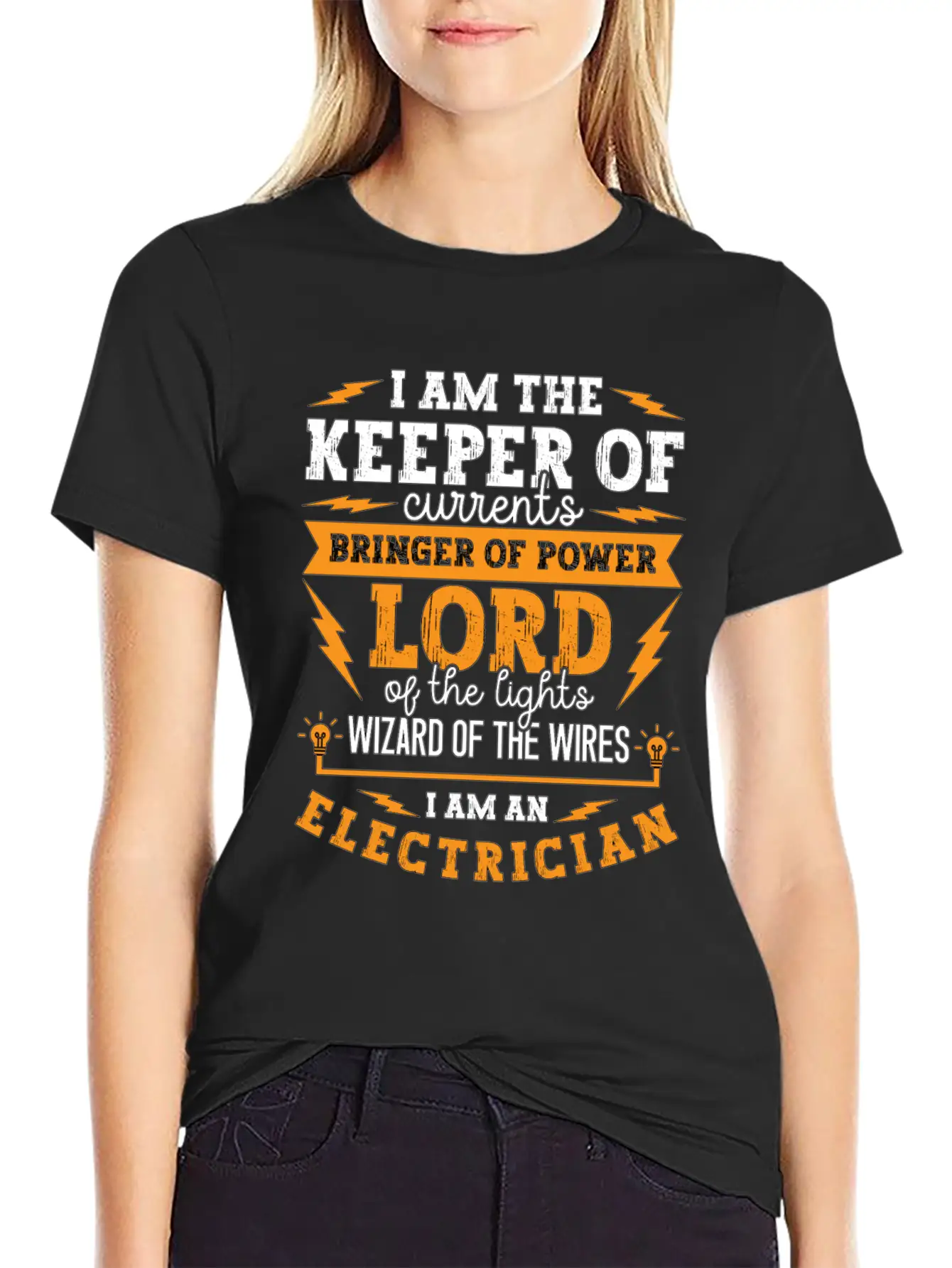 Electronics Repair I Am The Keeper Of Electrical Unisex Short Sleeve Soft Cotton T-Shirt – Casual Everyday Wear
