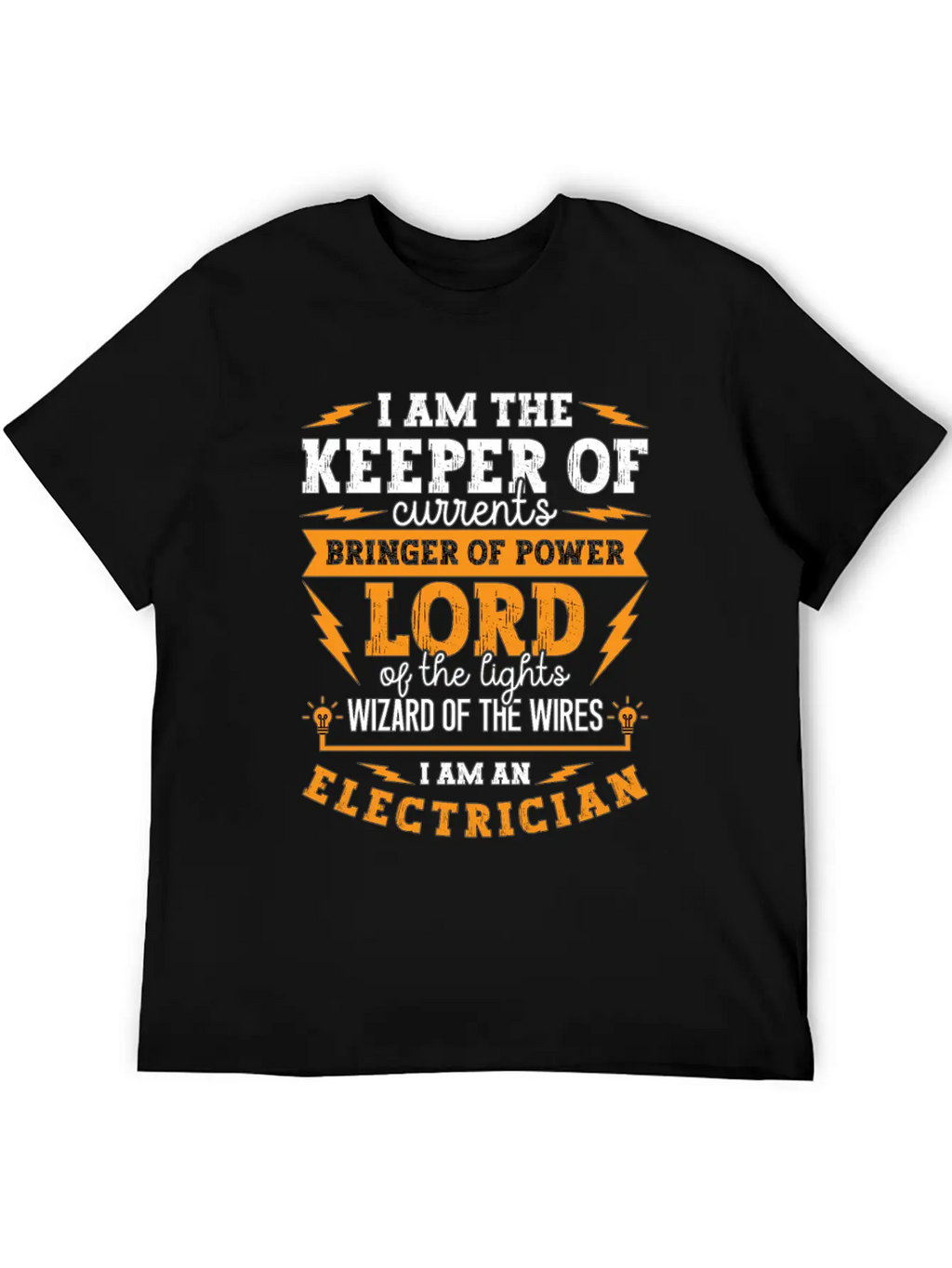 Electronics Repair I Am The Keeper Of Electrical Unisex Short Sleeve Soft Cotton T-Shirt – Casual Everyday Wear