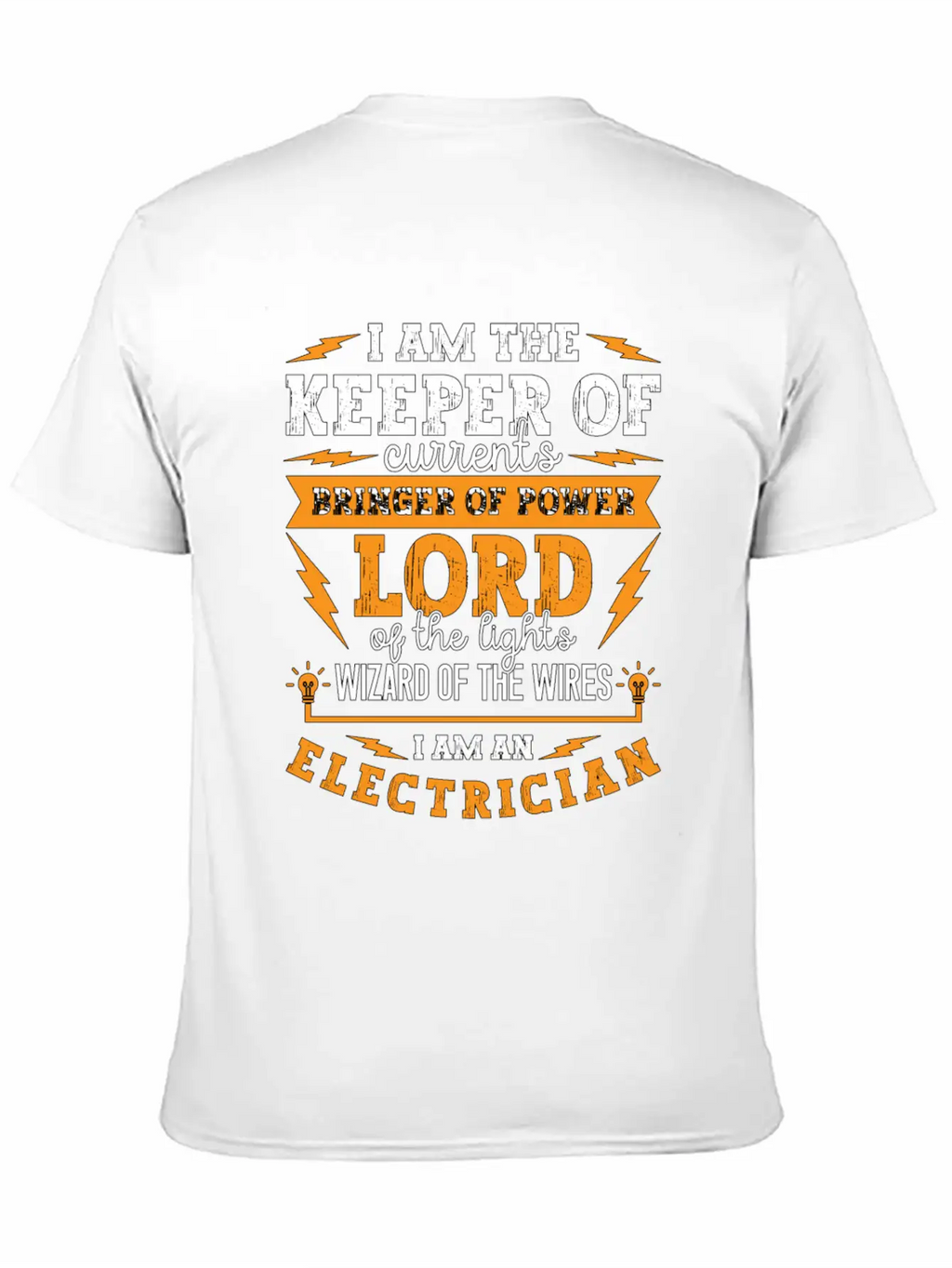 Electronics Repair I Am The Keeper Of Electrical Unisex Short Sleeve Soft Cotton T-Shirt – Casual Everyday Wear