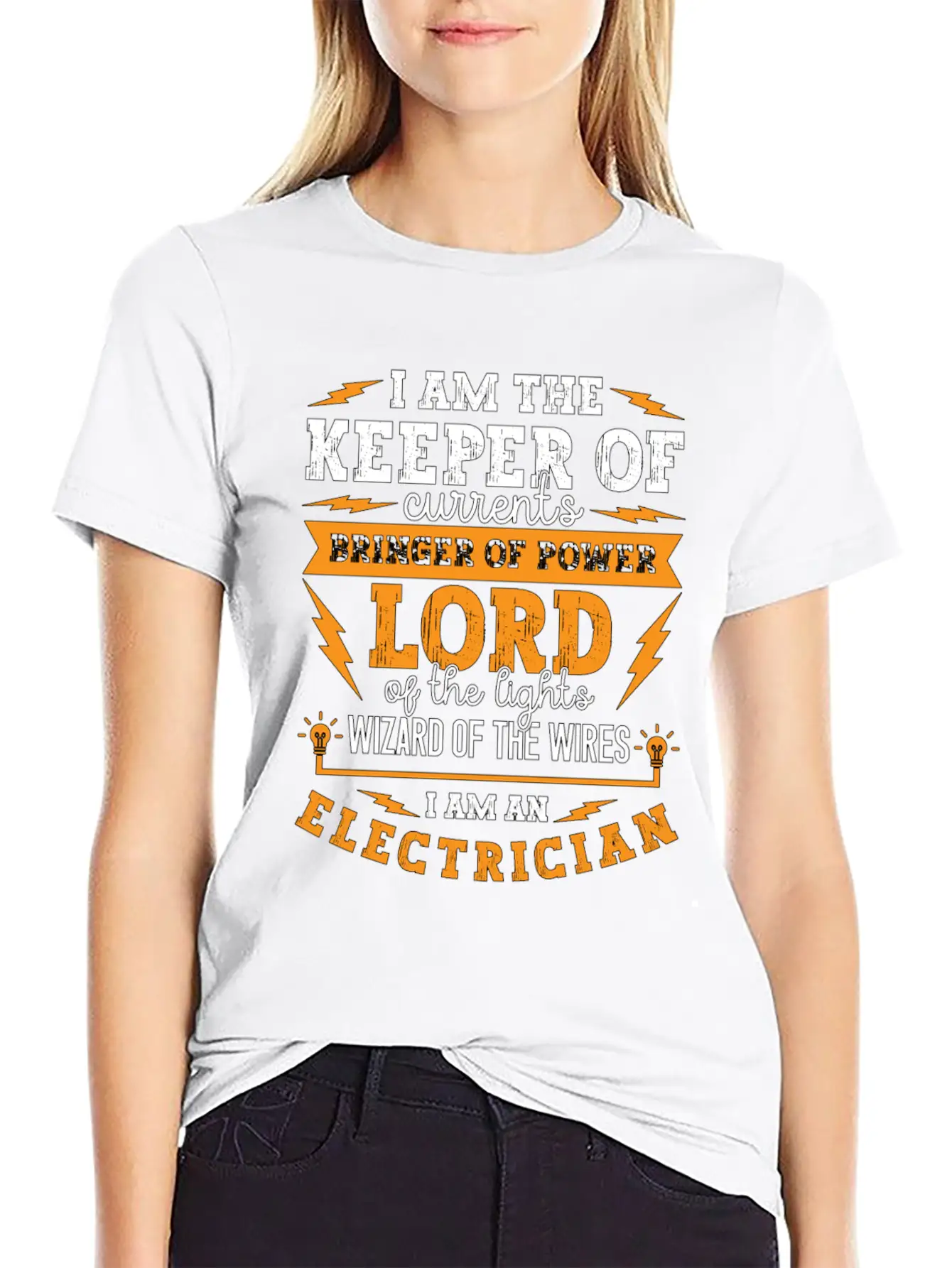 Electronics Repair I Am The Keeper Of Electrical Unisex Short Sleeve Soft Cotton T-Shirt – Casual Everyday Wear
