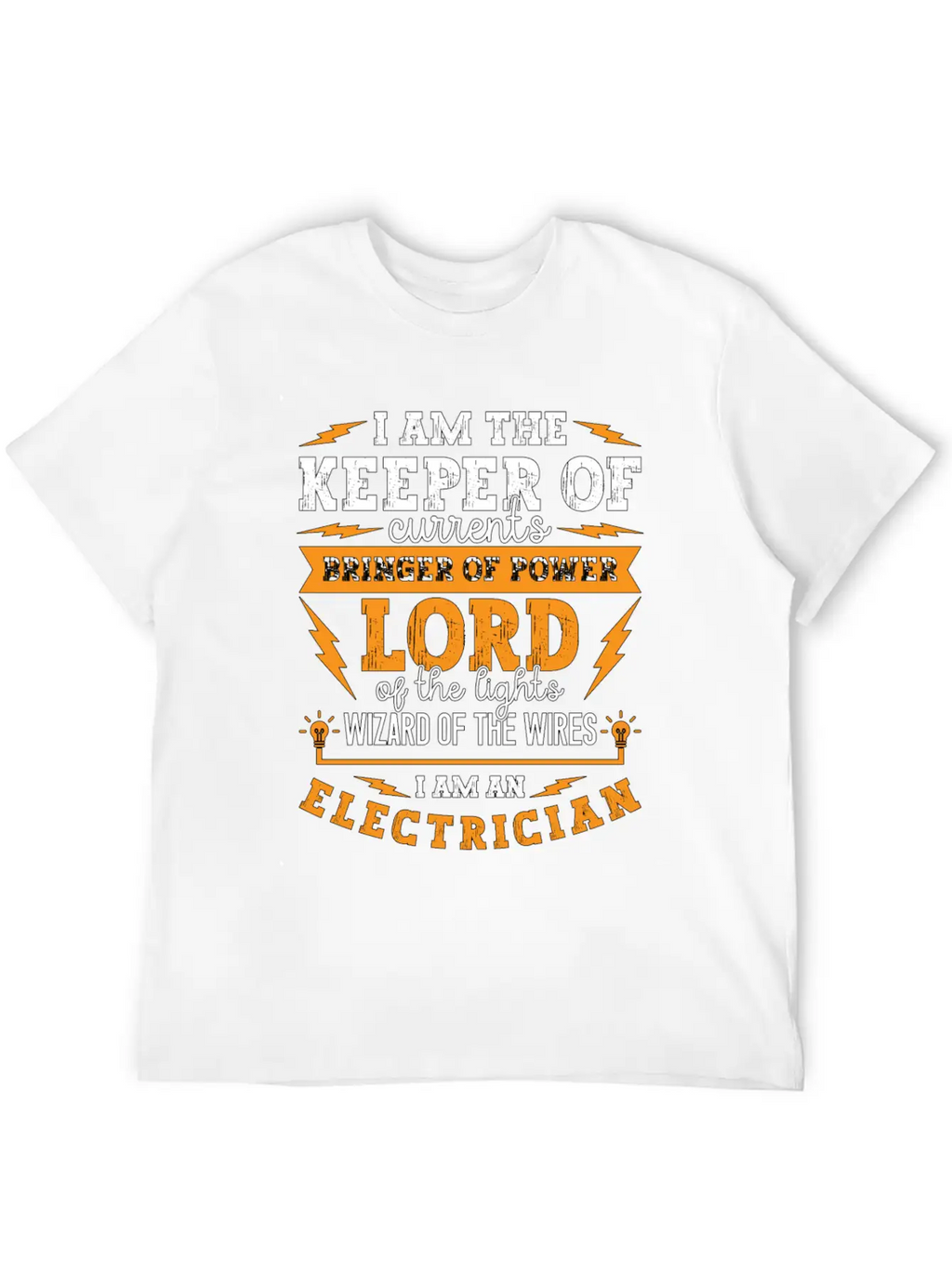 Electronics Repair I Am The Keeper Of Electrical Unisex Short Sleeve Soft Cotton T-Shirt – Casual Everyday Wear