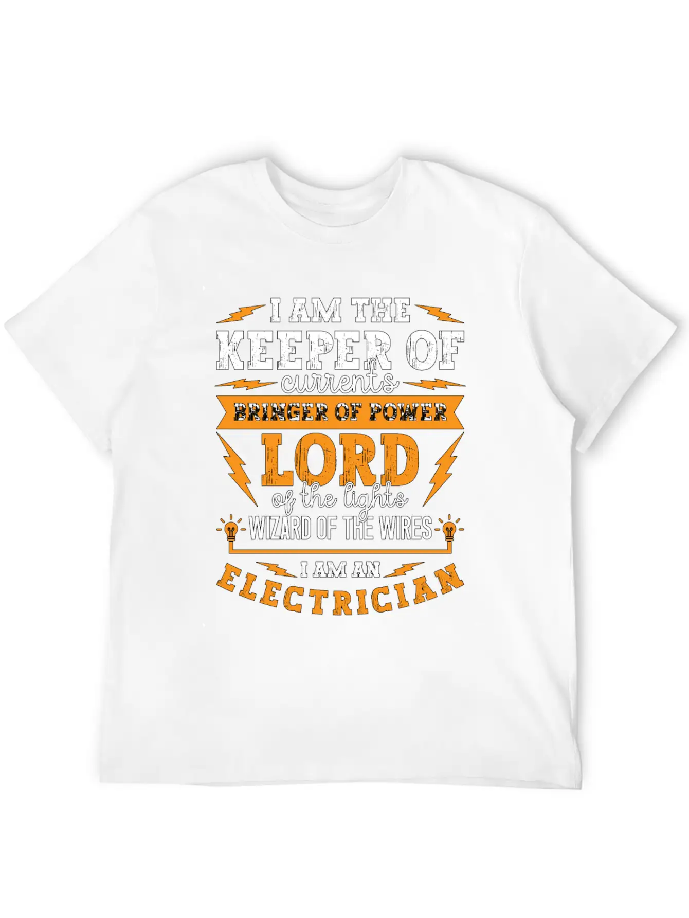 Electronics Repair I Am The Keeper Of Electrical Unisex Short Sleeve Soft Cotton T-Shirt – Casual Everyday Wear
