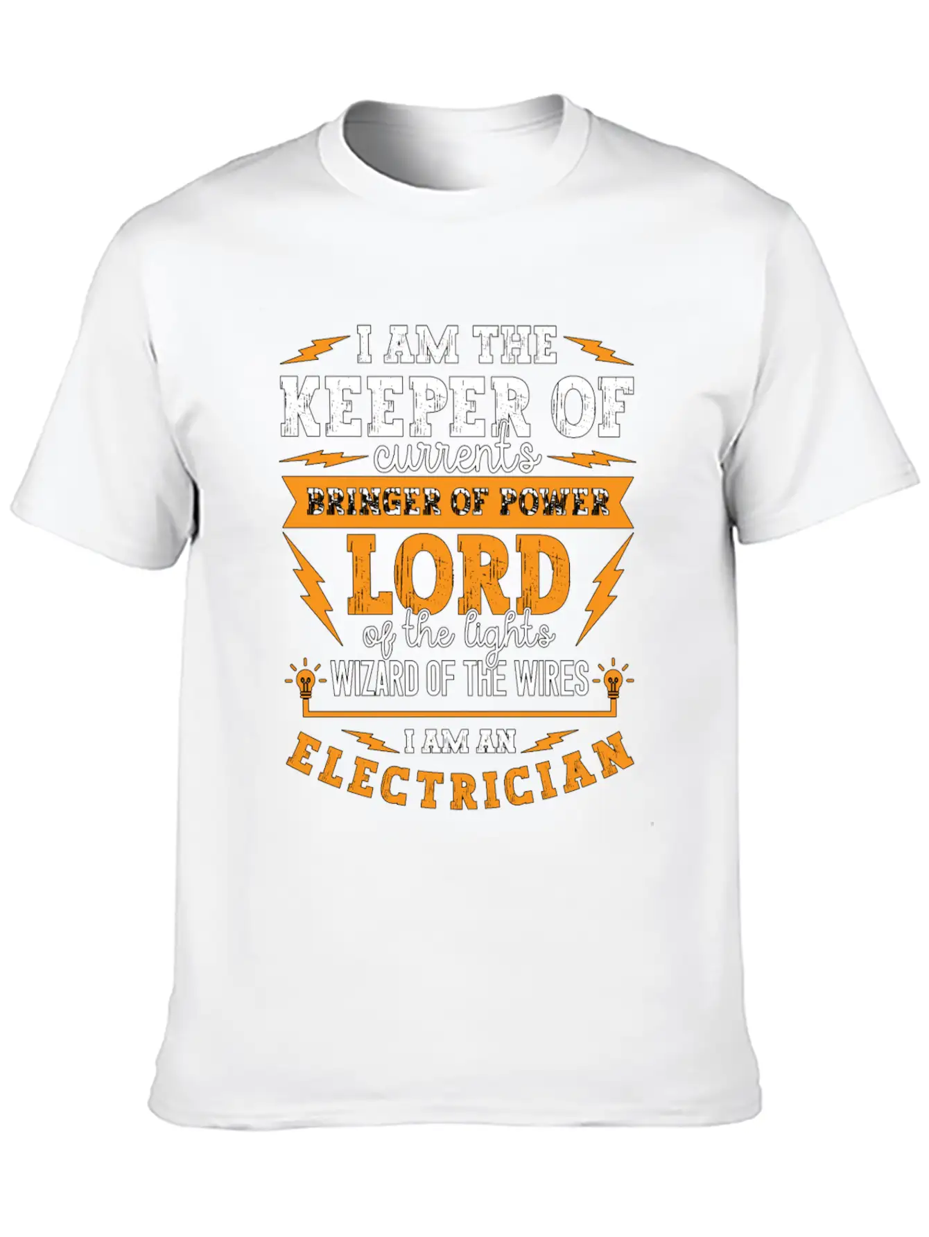 Electronics Repair I Am The Keeper Of Electrical Unisex Short Sleeve Soft Cotton T-Shirt – Casual Everyday Wear