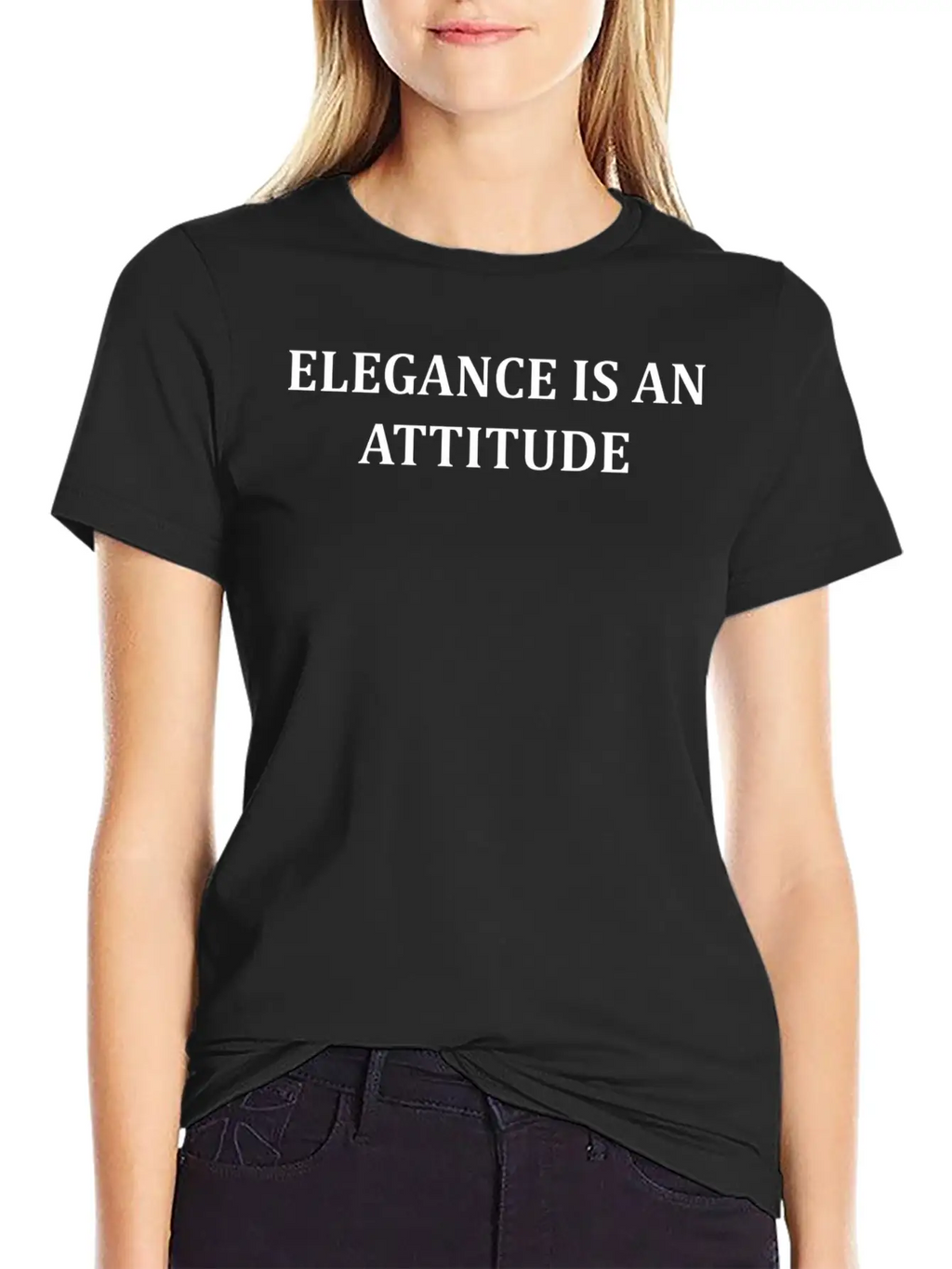 Elegance Is An Attitude Stylish Everyday T-Shirt – Unisex Basic Cotton Tee