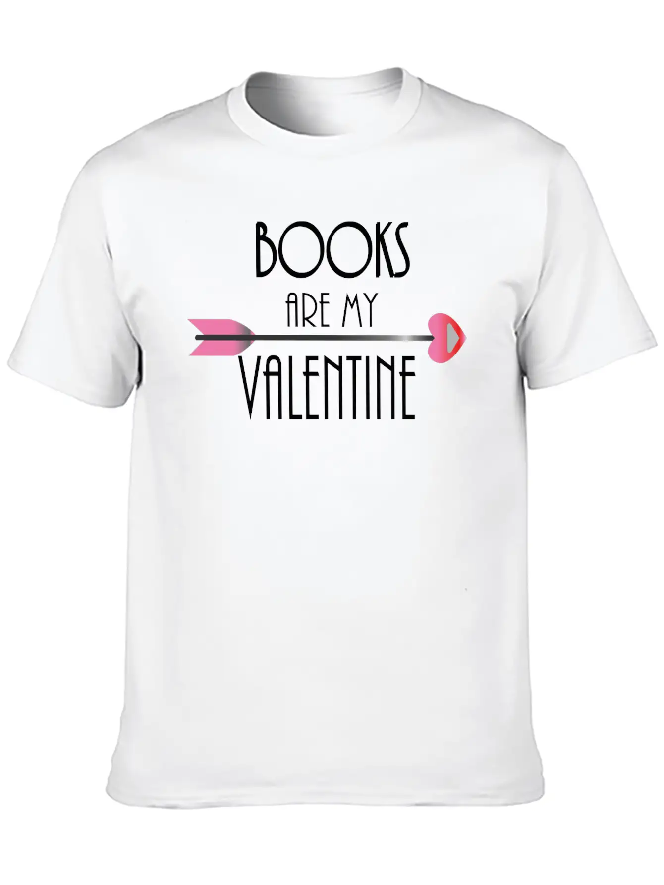 Elegant Valentine Design Unisex Short Sleeve Soft Cotton T-Shirt – Casual Everyday Wear