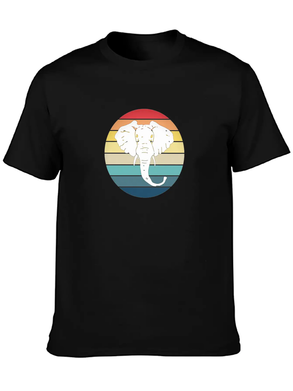 Elephant Animal Sun Elephants Africa Trunk Breathable Soft Cotton T-Shirt – Timeless Casual Look