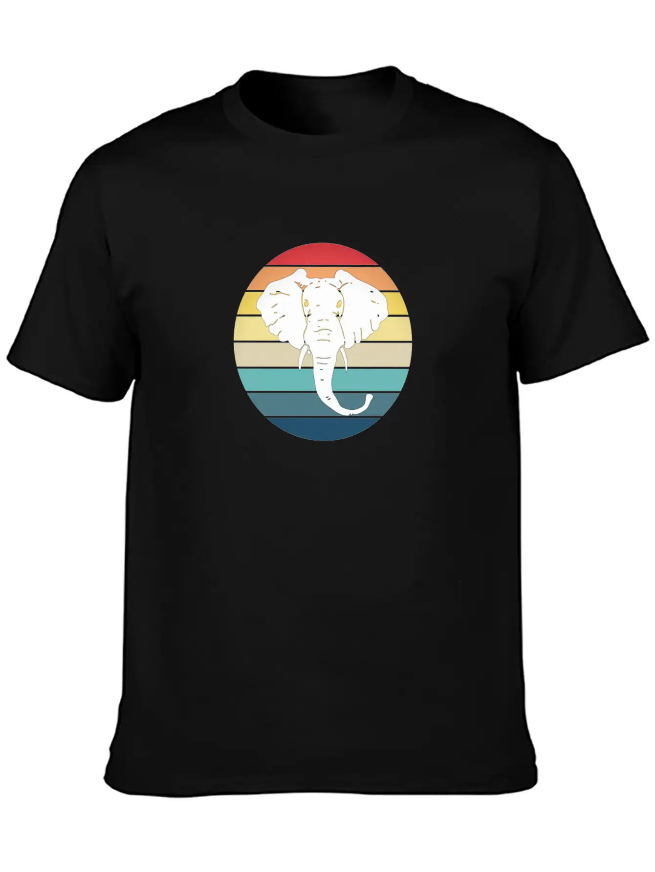 Elephant Animal Sun Elephants Africa Trunk Breathable Soft Cotton T-Shirt – Timeless Casual Look