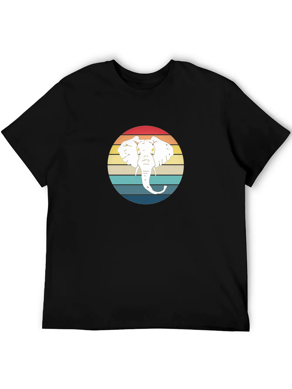 Elephant Animal Sun Elephants Africa Trunk Breathable Soft Cotton T-Shirt – Timeless Casual Look