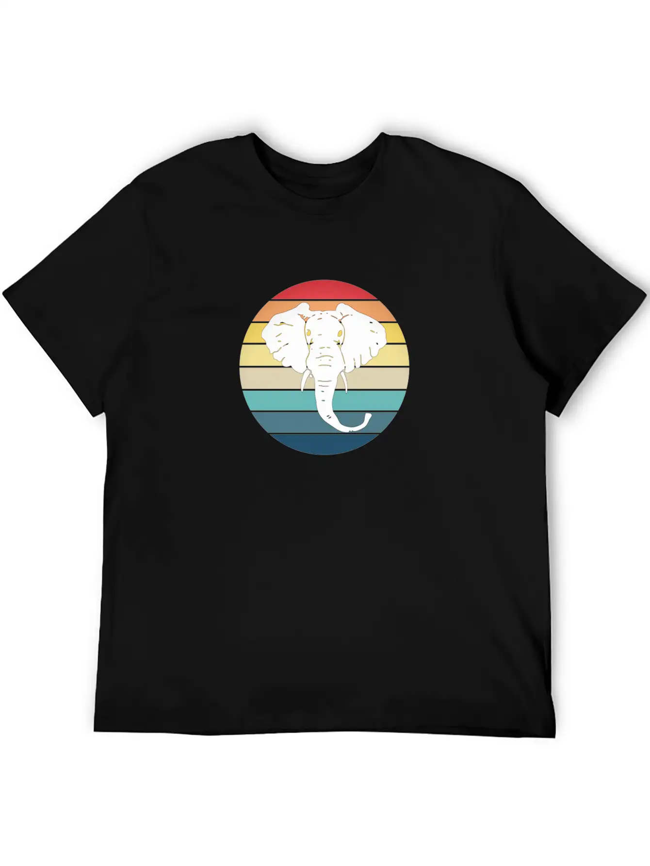 Elephant Animal Sun Elephants Africa Trunk Breathable Soft Cotton T-Shirt – Timeless Casual Look
