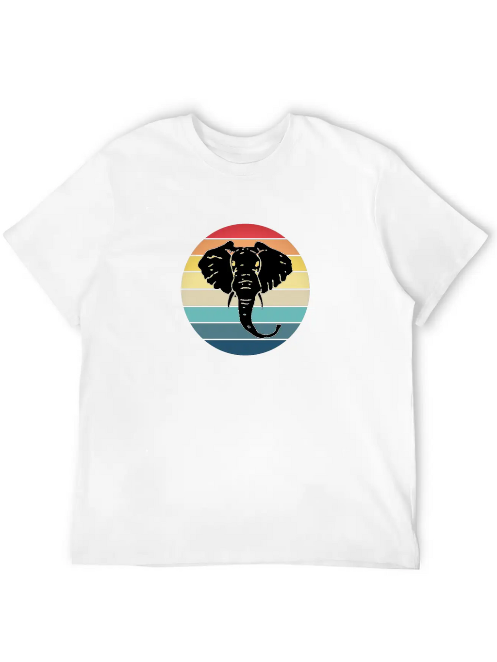 Elephant Animal Sun Elephants Africa Trunk Breathable Soft Cotton T-Shirt – Timeless Casual Look