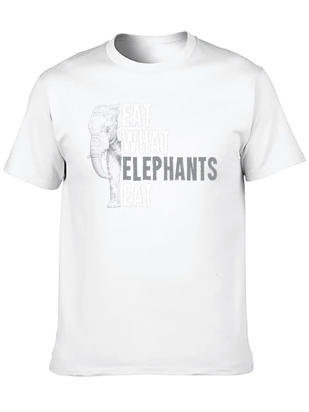 Elephant Animal Welfare Africa Elephants Gift Unisex Short Sleeve Soft Cotton T-Shirt – Casual Everyday Wear