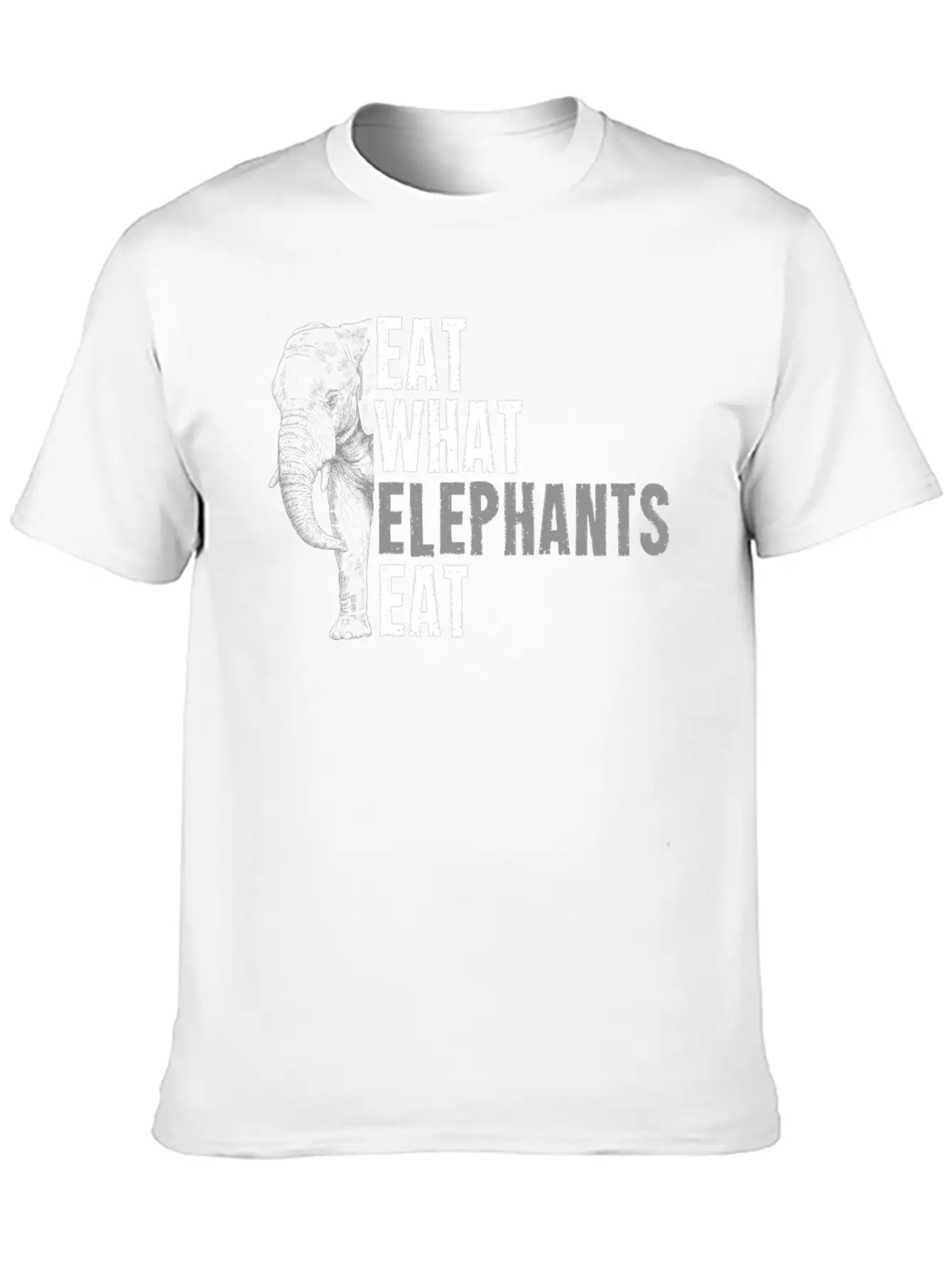 Elephant Animal Welfare Africa Elephants Gift Unisex Short Sleeve Soft Cotton T-Shirt – Casual Everyday Wear