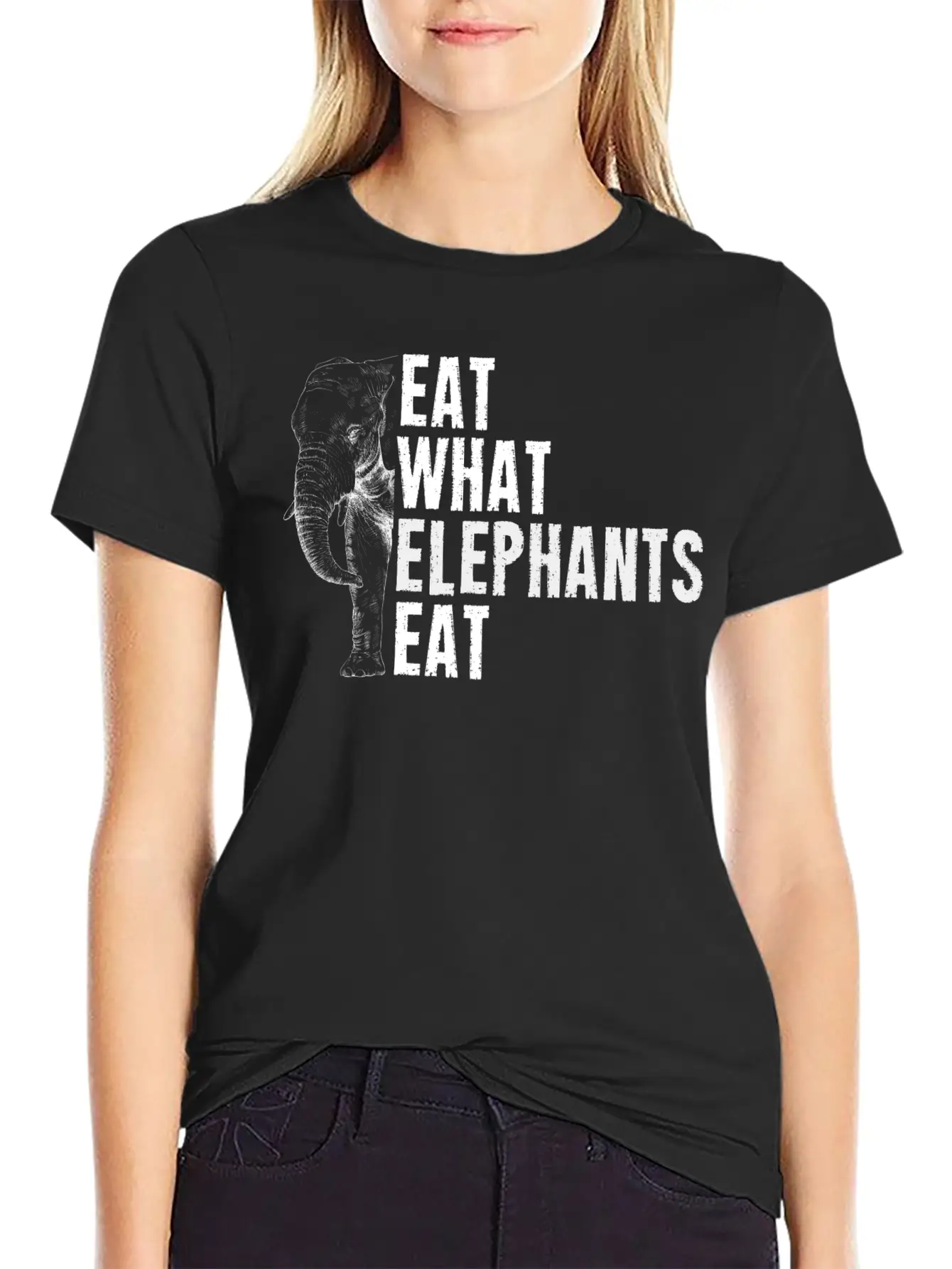 Elephant Animal Welfare Africa Elephants Gift Unisex Short Sleeve Soft Cotton T-Shirt – Casual Everyday Wear