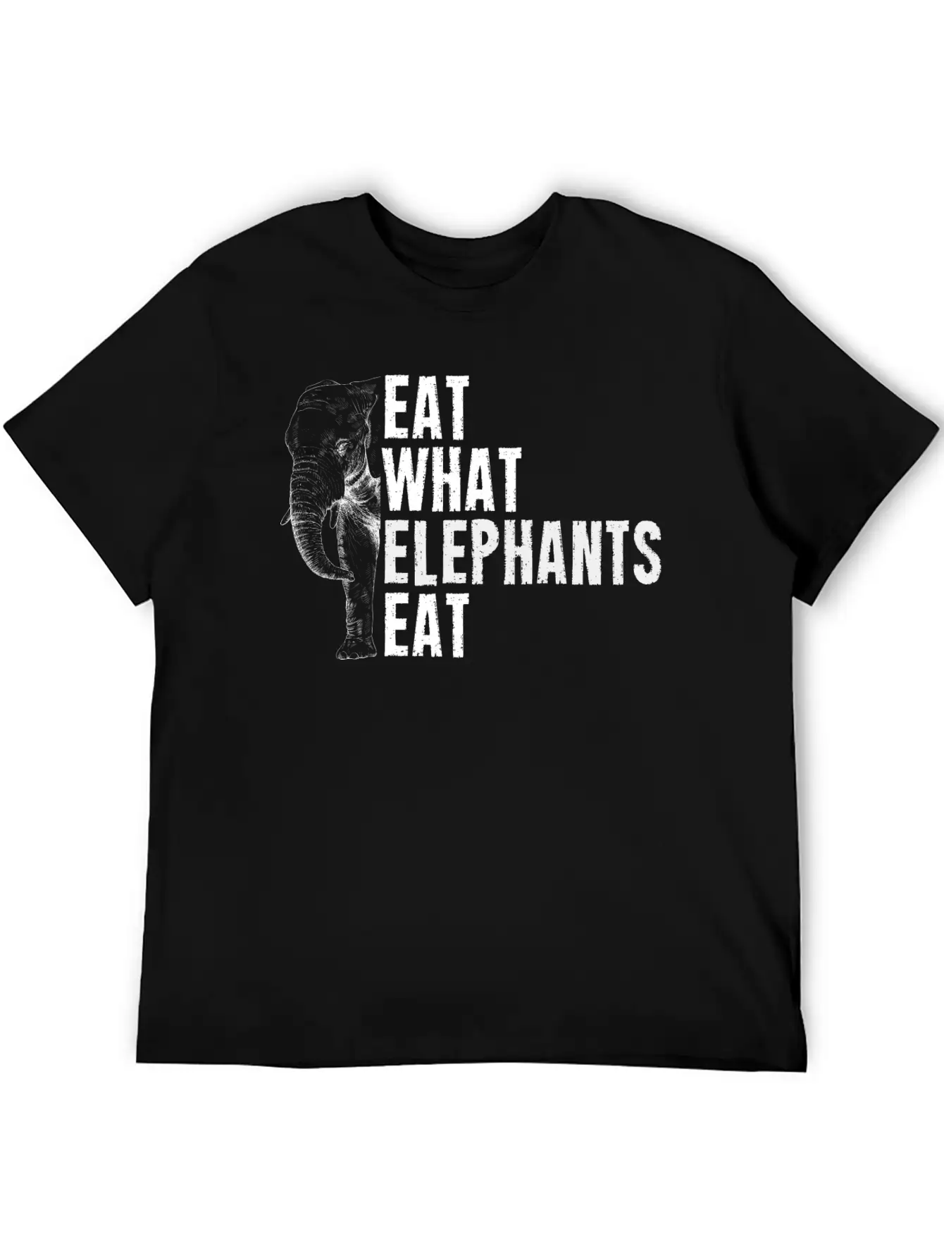 Elephant Animal Welfare Africa Elephants Gift Unisex Short Sleeve Soft Cotton T-Shirt – Casual Everyday Wear