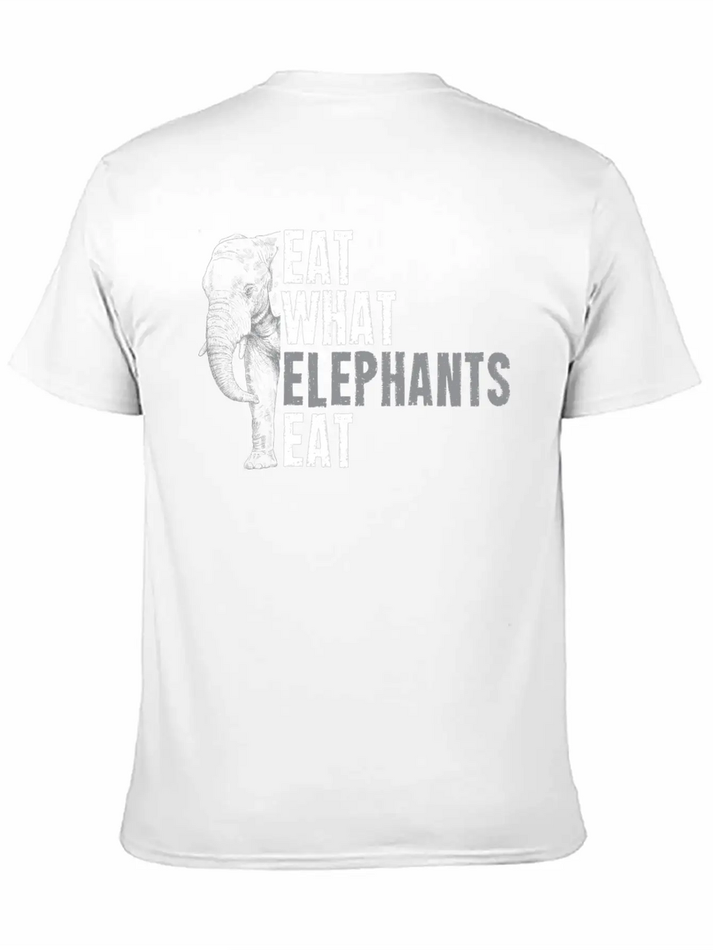 Elephant Animal Welfare Africa Elephants Gift Unisex Short Sleeve Soft Cotton T-Shirt – Casual Everyday Wear