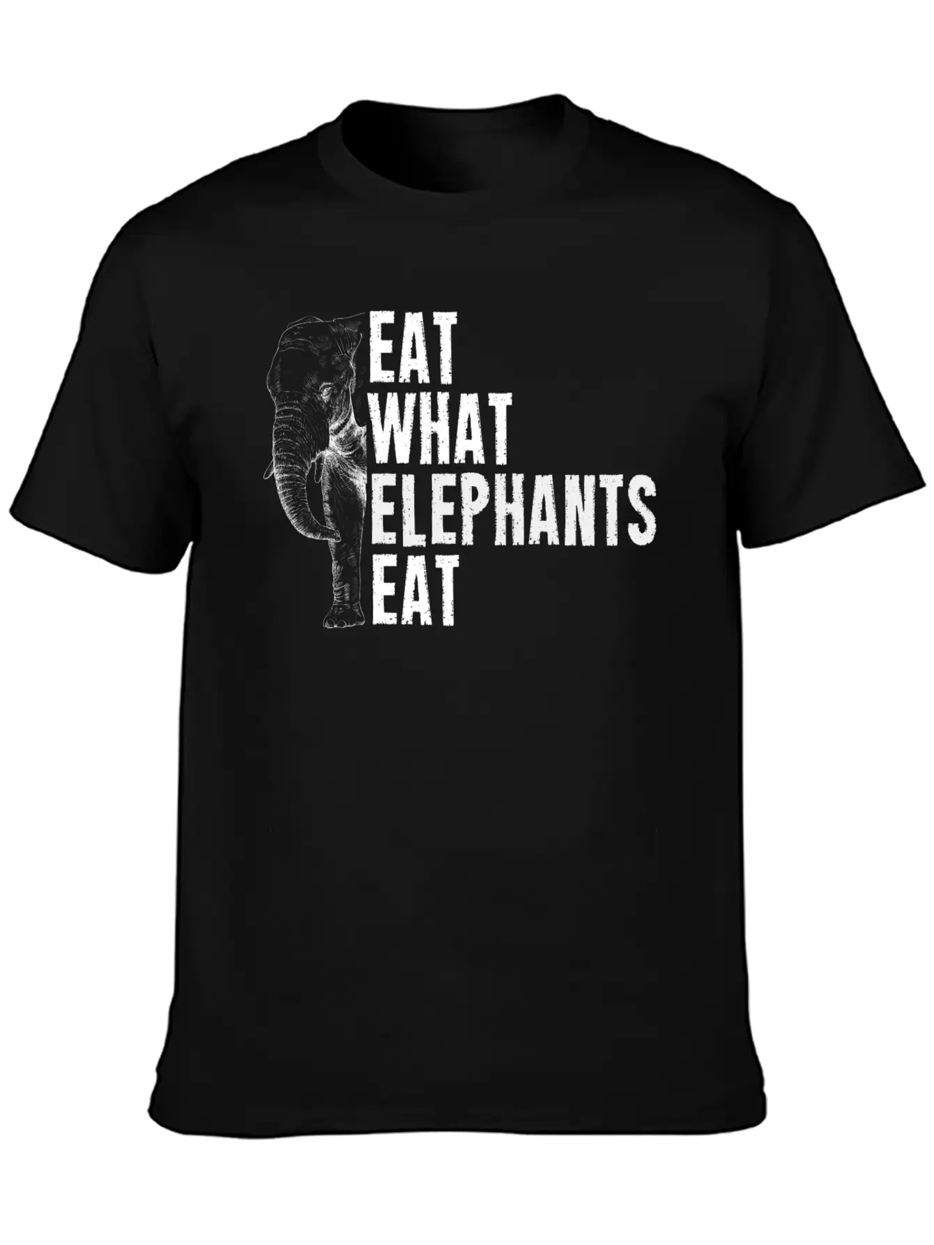 Elephant Animal Welfare Africa Elephants Gift Unisex Short Sleeve Soft Cotton T-Shirt – Casual Everyday Wear