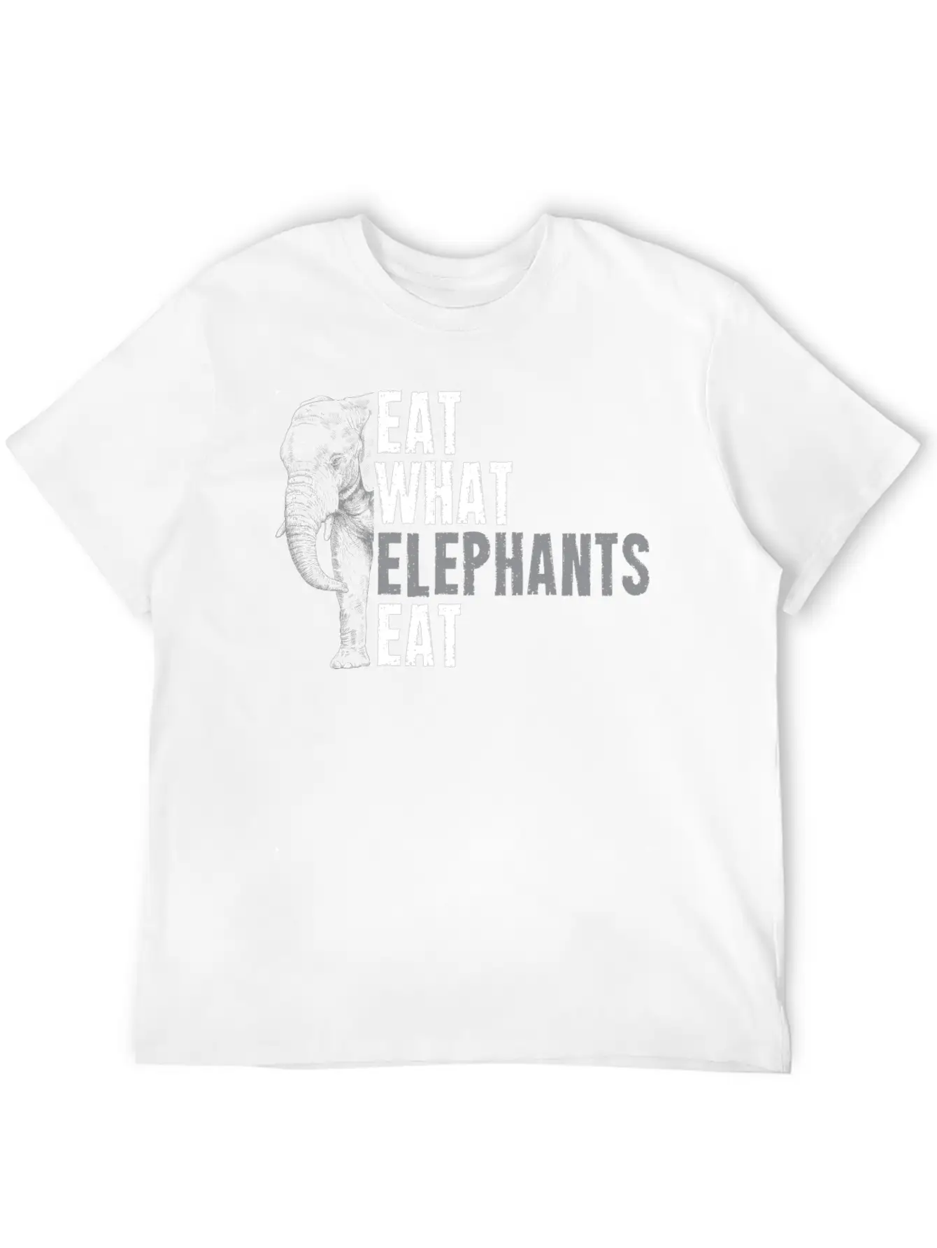 Elephant Animal Welfare Africa Elephants Gift Unisex Short Sleeve Soft Cotton T-Shirt – Casual Everyday Wear
