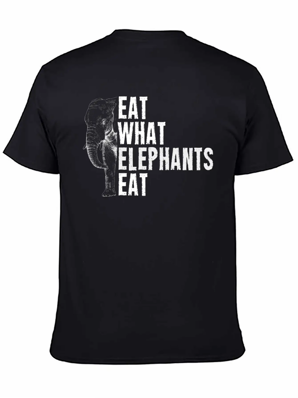 Elephant Animal Welfare Africa Elephants Gift Unisex Short Sleeve Soft Cotton T-Shirt – Casual Everyday Wear