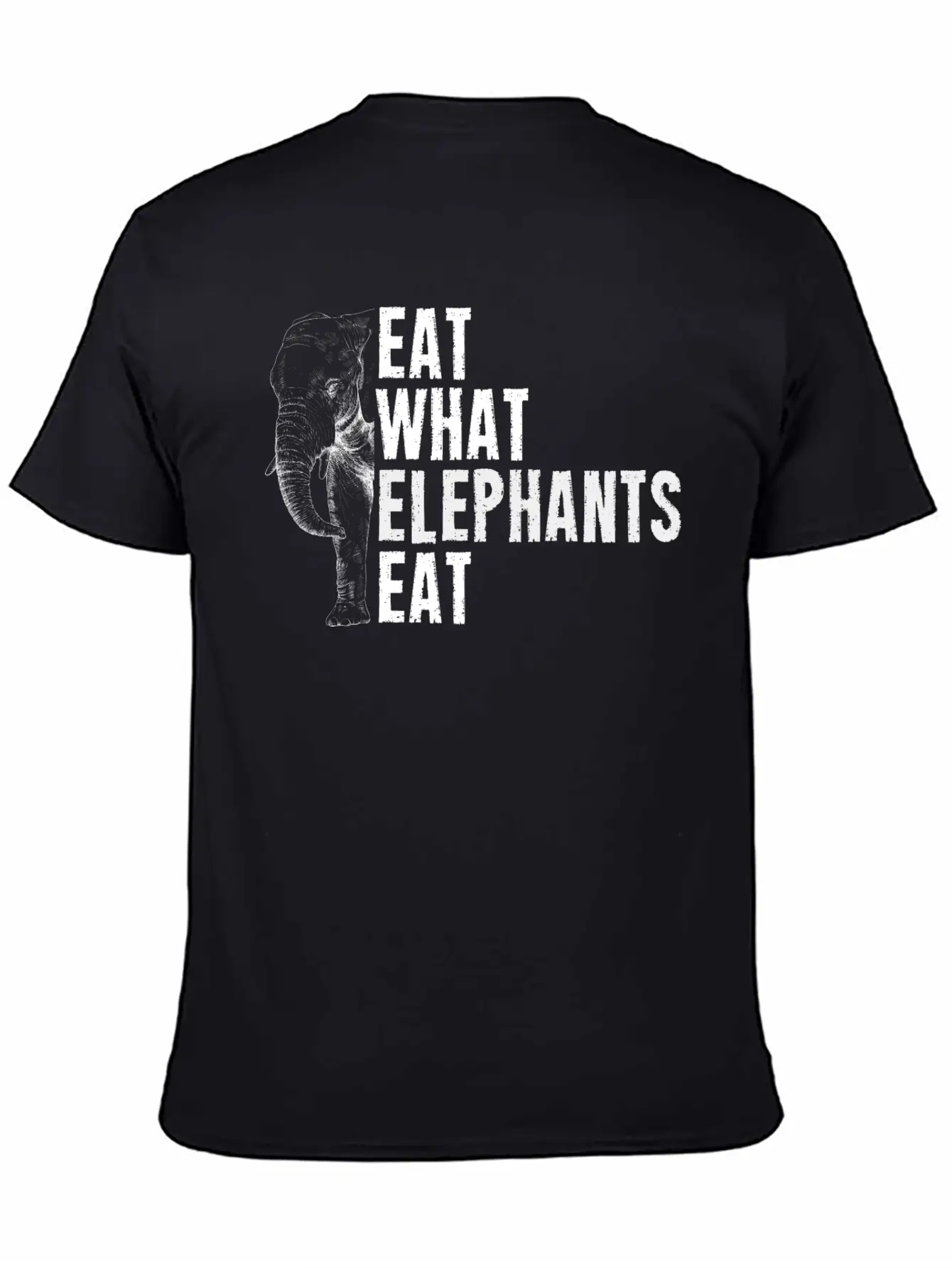 Elephant Animal Welfare Africa Elephants Gift Unisex Short Sleeve Soft Cotton T-Shirt – Casual Everyday Wear