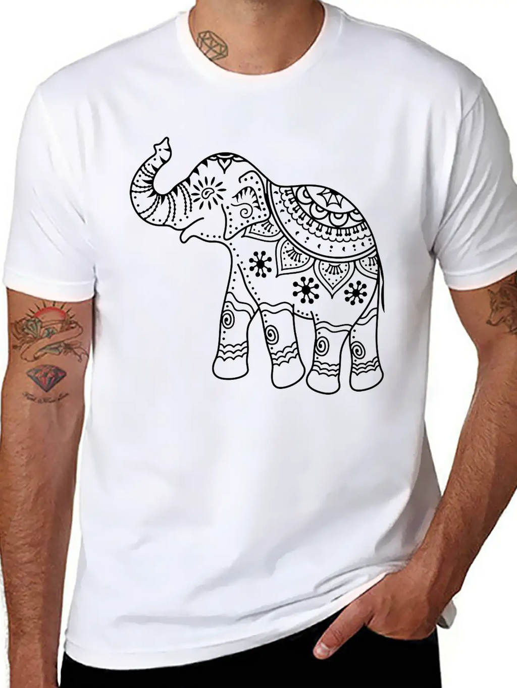 Elephant Breathable Soft Cotton T-Shirt – Timeless Casual Look